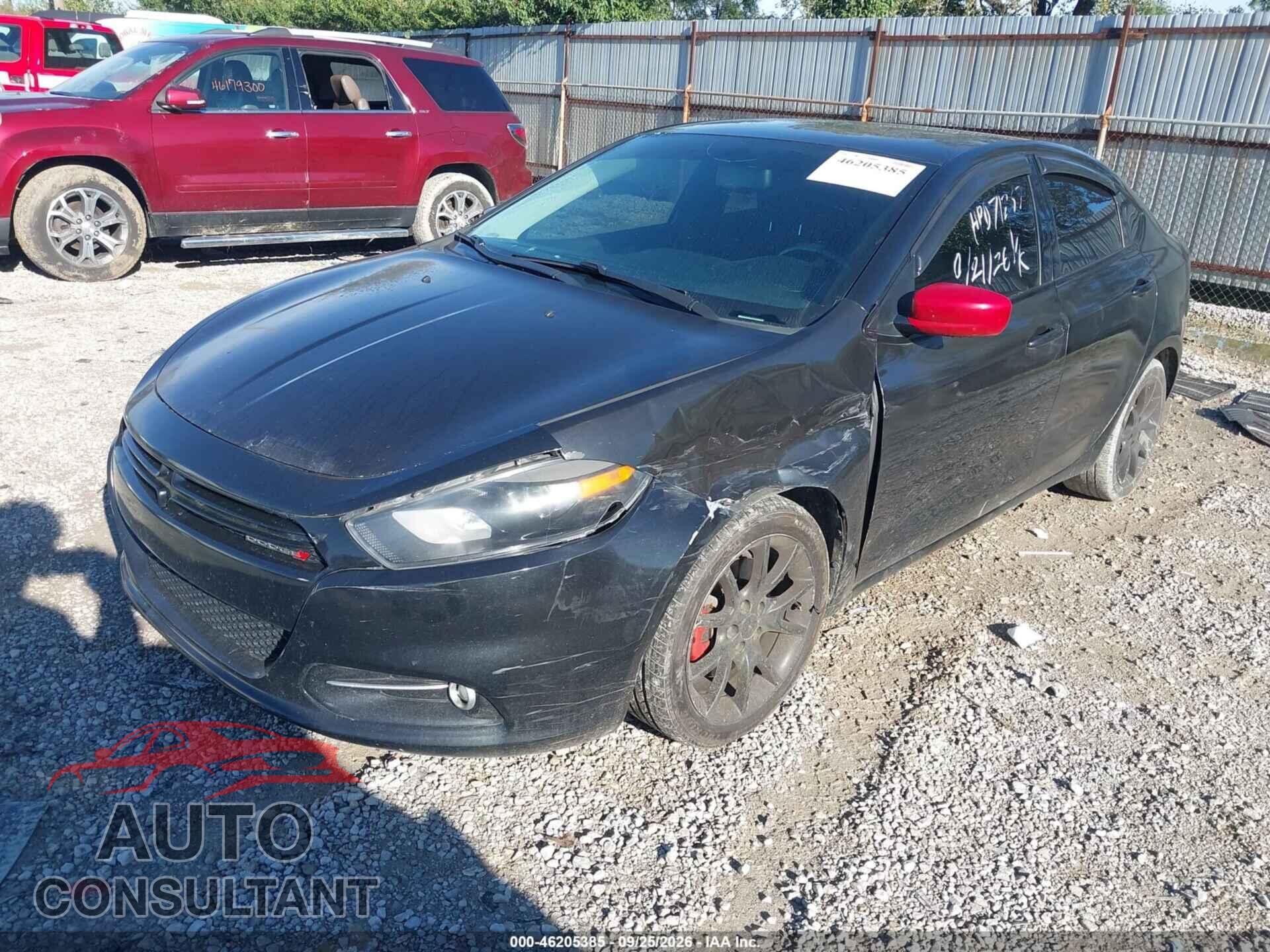DODGE DART 2013 - 1C3CDFBA0DD298739