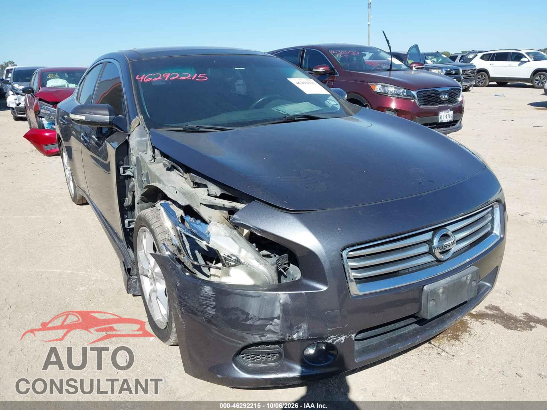 NISSAN MAXIMA 2013 - 1N4AA5AP3DC810663
