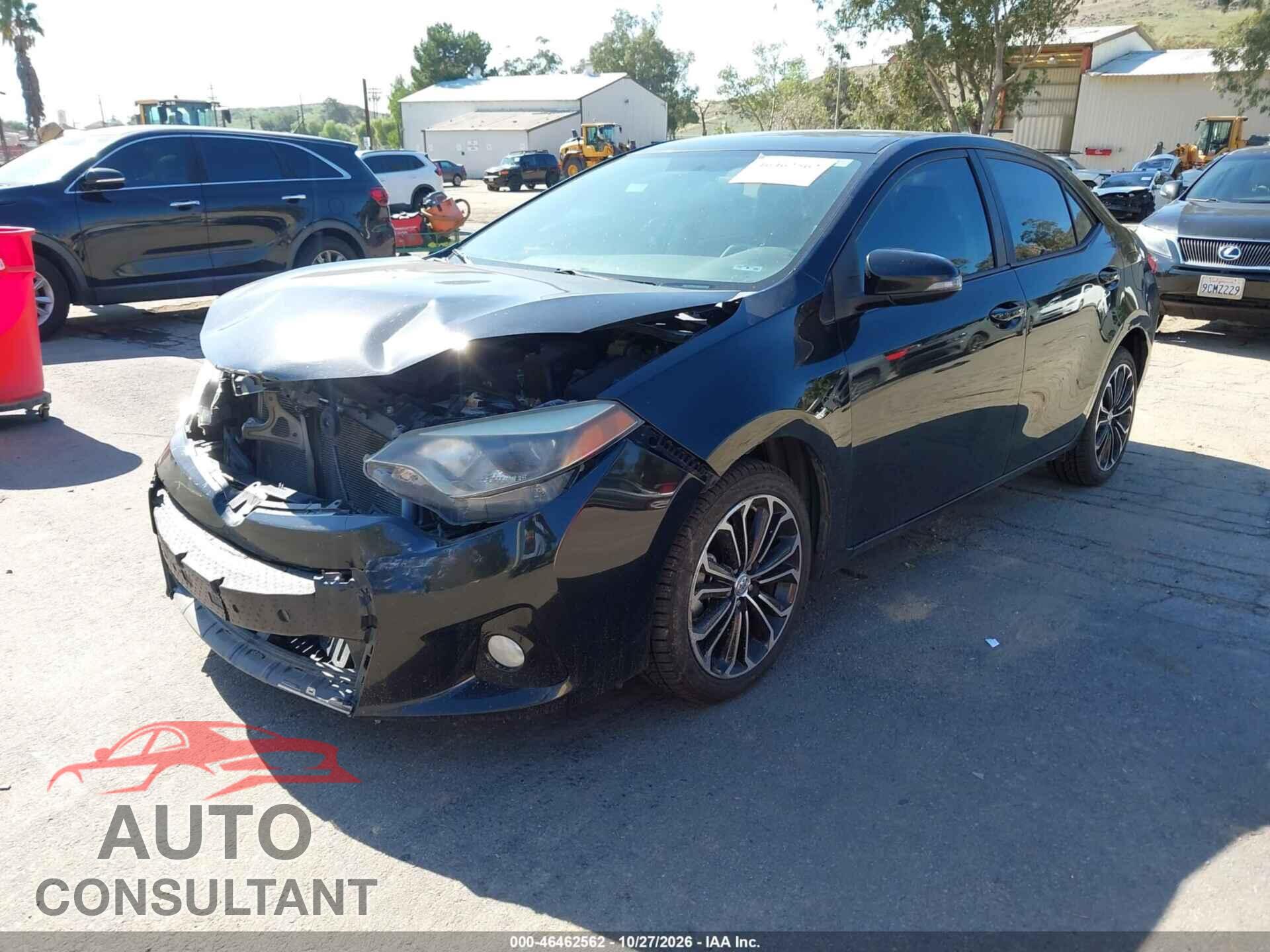 TOYOTA COROLLA 2015 - 5YFBURHE6FP353794