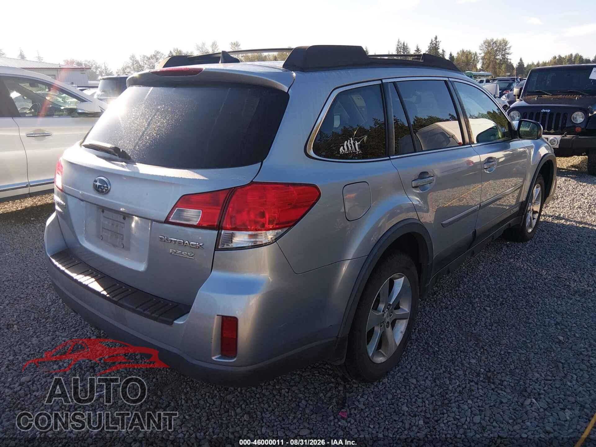 SUBARU OUTBACK 2014 - 4S4BRBLC1E3268864