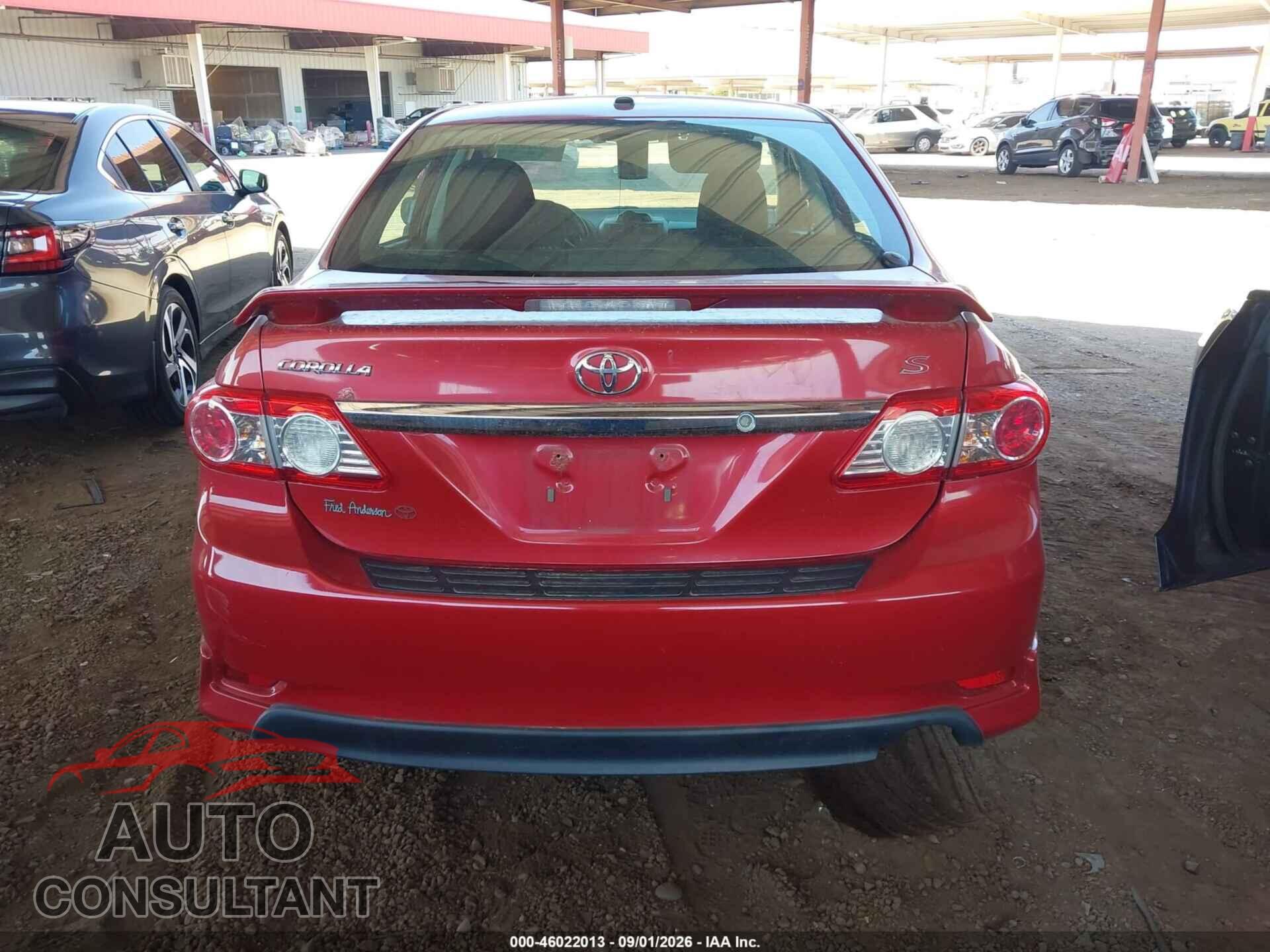 TOYOTA COROLLA 2012 - 2T1BU4EE3CC913712