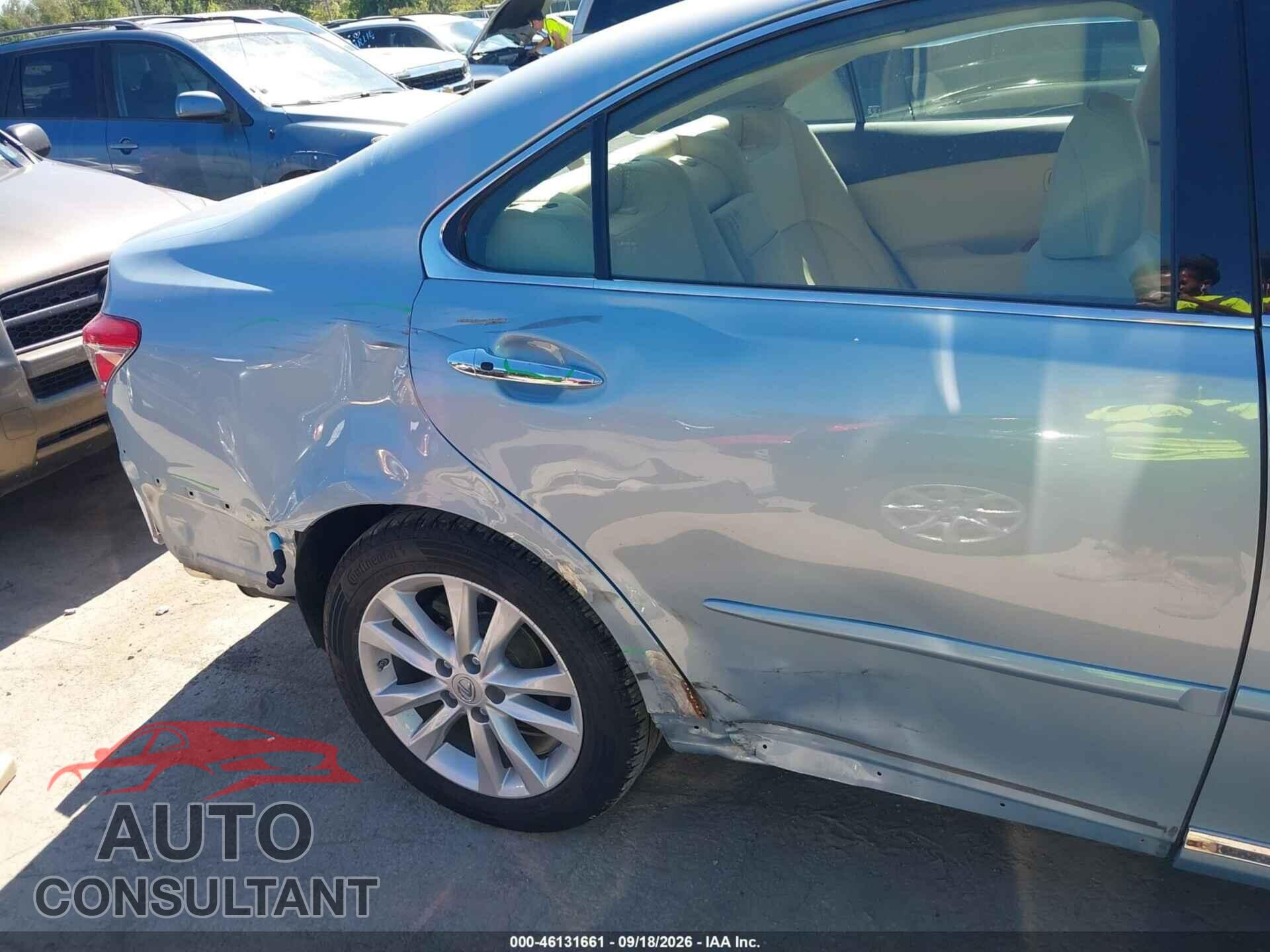 LEXUS ES 350 2011 - JTHBK1EG2B2453668
