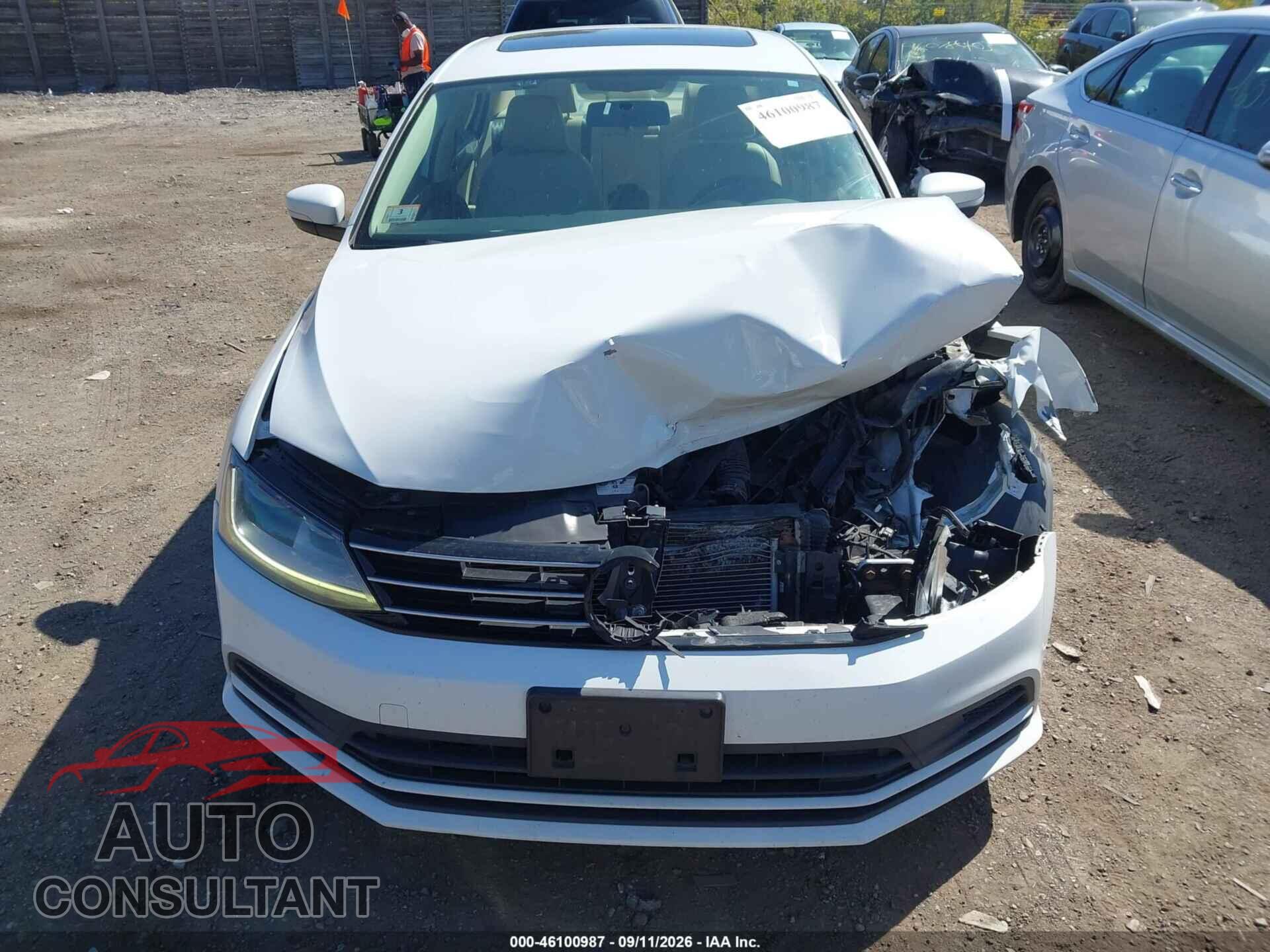 VOLKSWAGEN JETTA 2017 - 3VWDB7AJ6HM369396