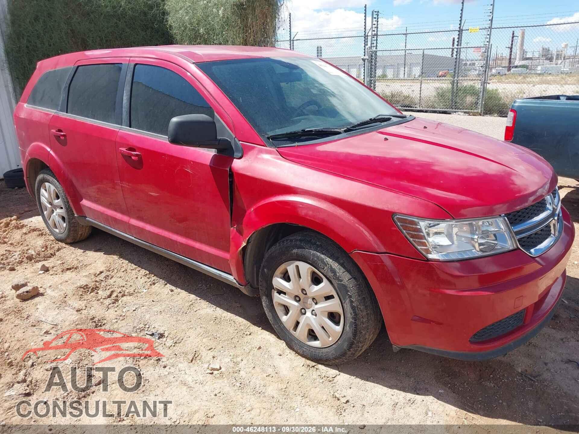 DODGE JOURNEY 2015 - 3C4PDCAB0FT728482