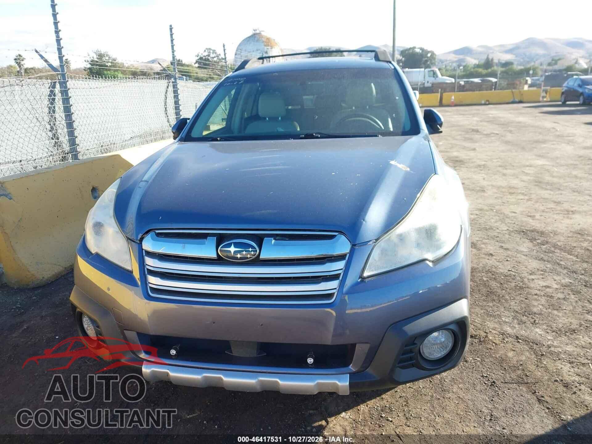 SUBARU OUTBACK 2013 - 4S4BRBLC0D3319351