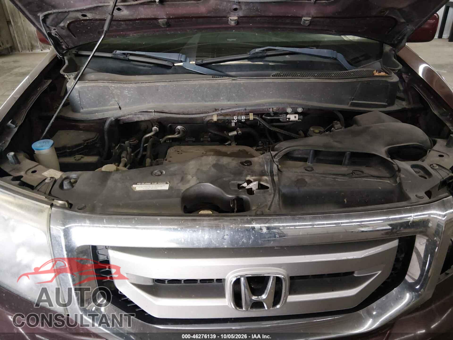 HONDA PILOT 2011 - 5FNYF3H58BB054606