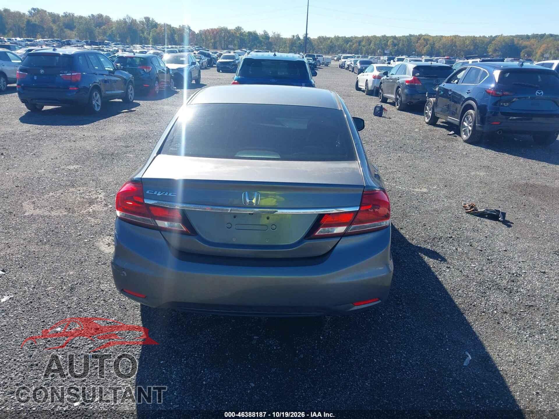 HONDA CIVIC 2013 - 19XFB2F89DE208145