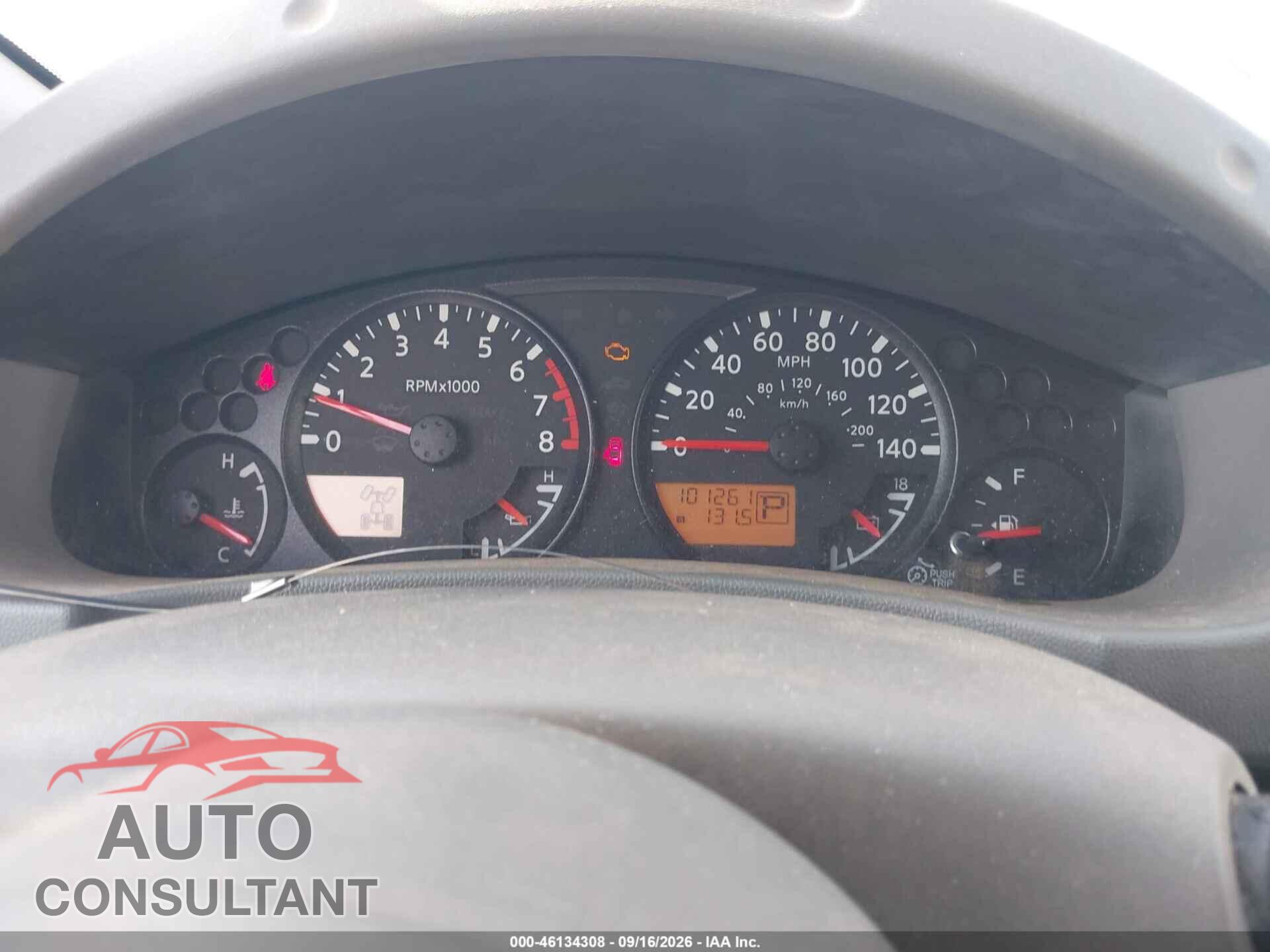 NISSAN FRONTIER 2013 - 1N6AD0EV0DN744572