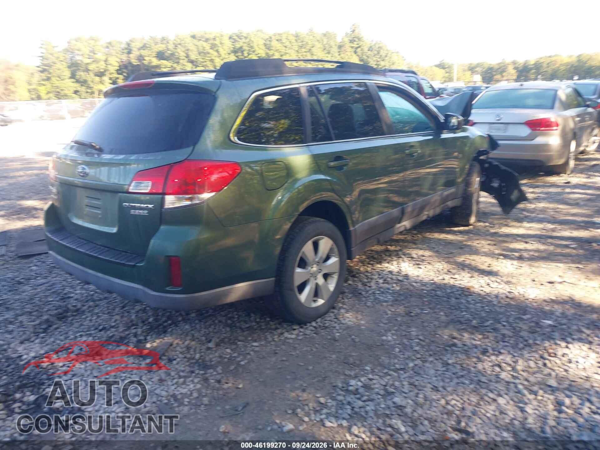 SUBARU OUTBACK 2010 - 4S4BRBGC9A3338910