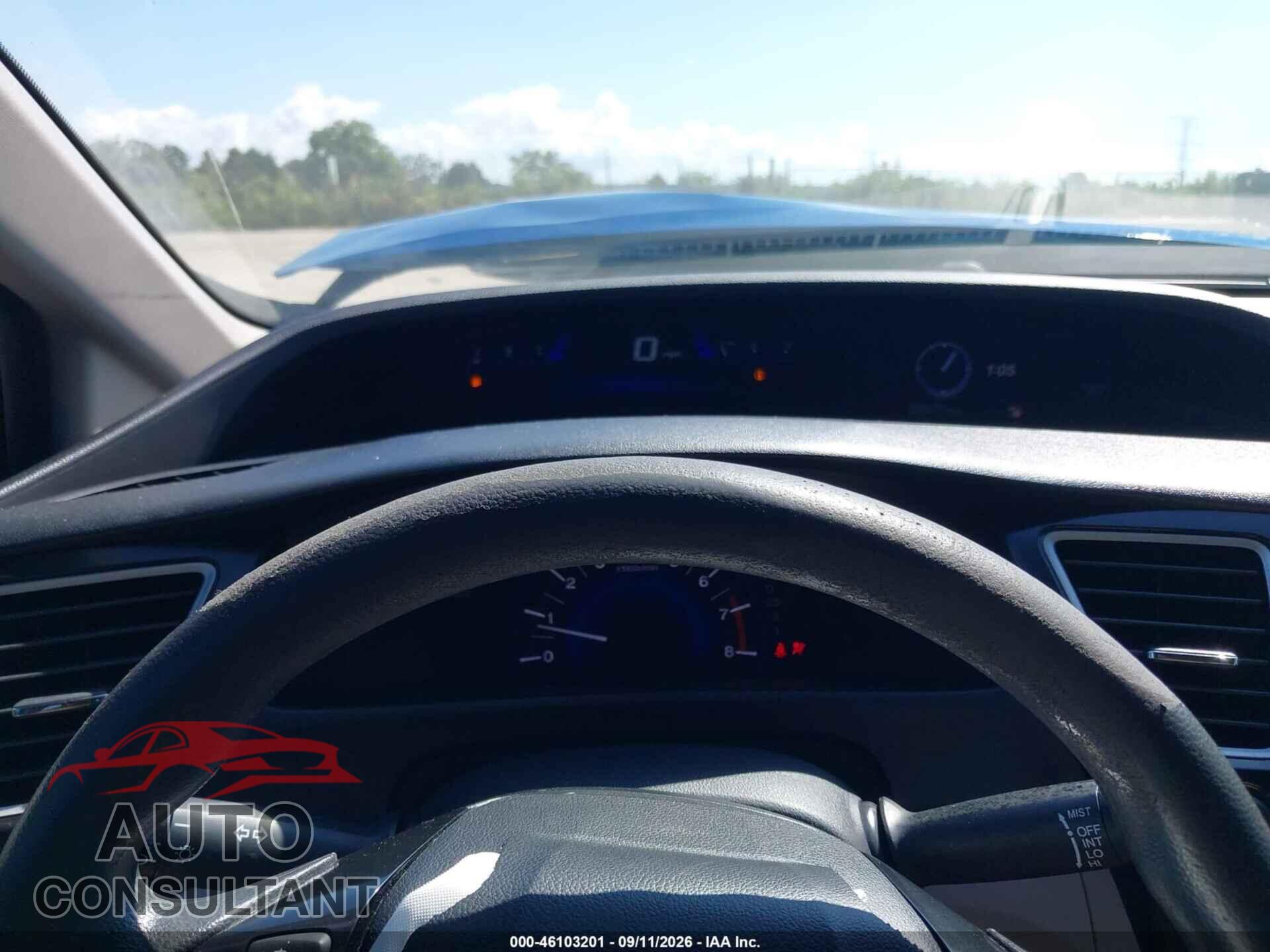 HONDA CIVIC 2013 - 19XFB2F57DE036283