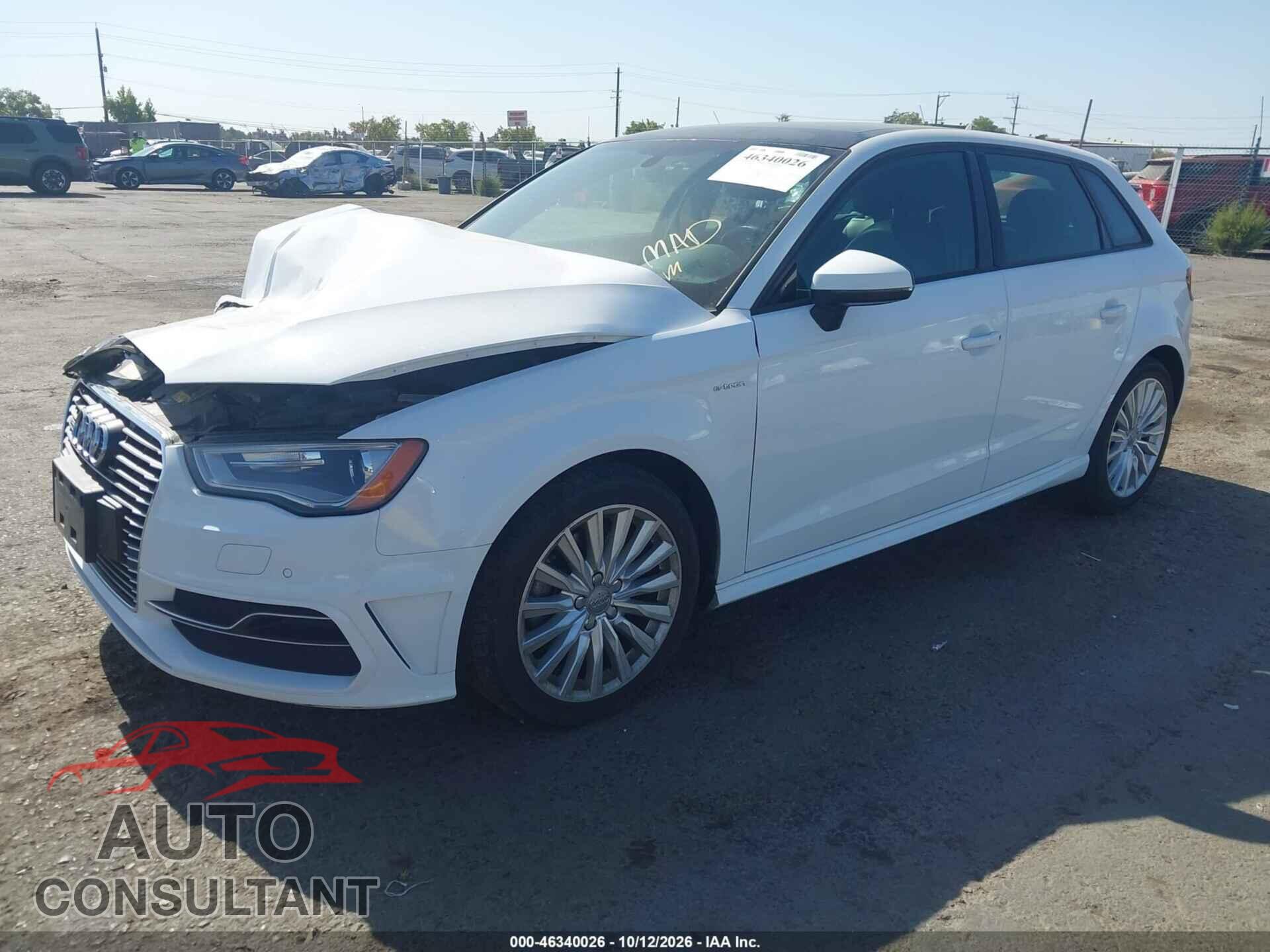 AUDI A3 E-TRON 2016 - WAUUPBFF0GA140880