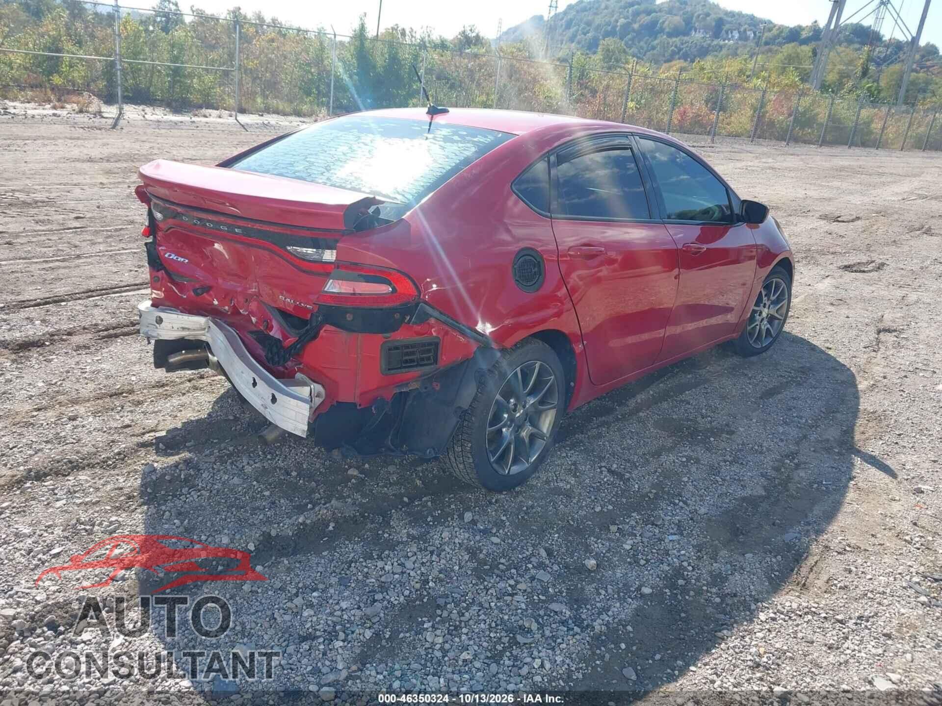 DODGE DART 2013 - 1C3CDFBA0DD331139