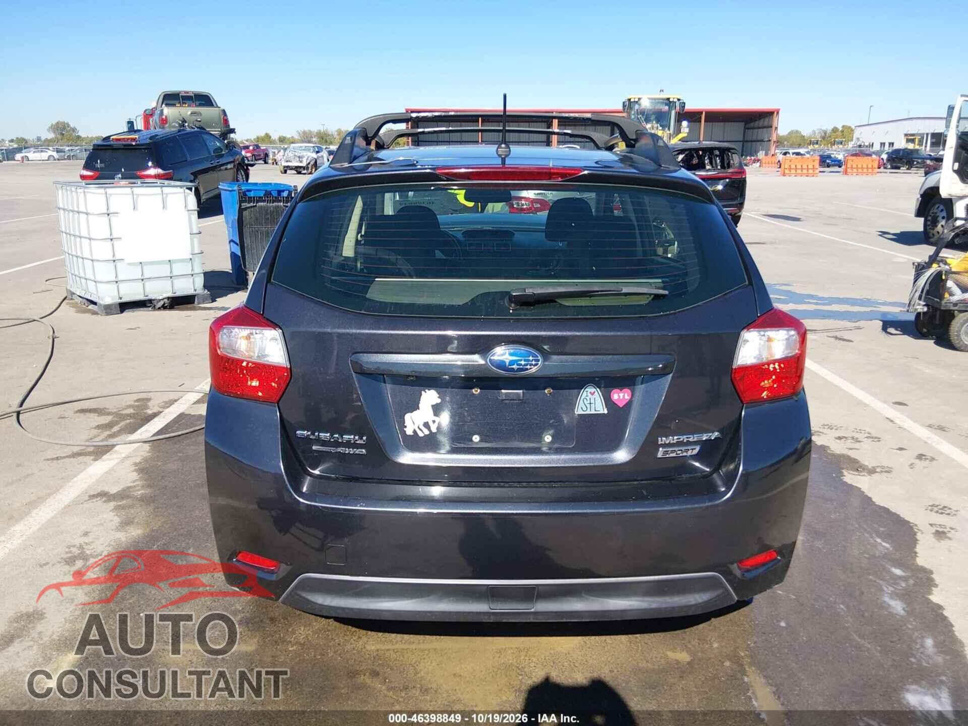SUBARU IMPREZA 2015 - JF1GPAU67FH257221