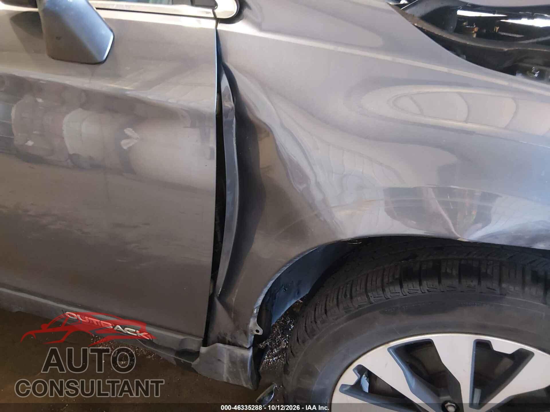 SUBARU OUTBACK 2016 - 4S4BSANC2G3241817