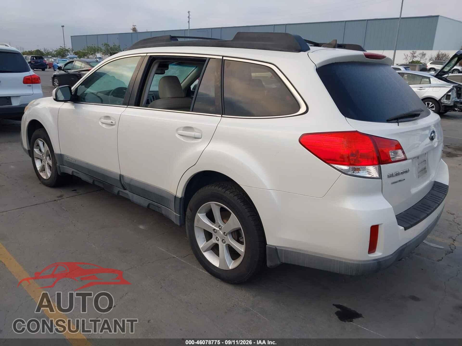 SUBARU OUTBACK 2013 - 4S4BRBKCXD3236978
