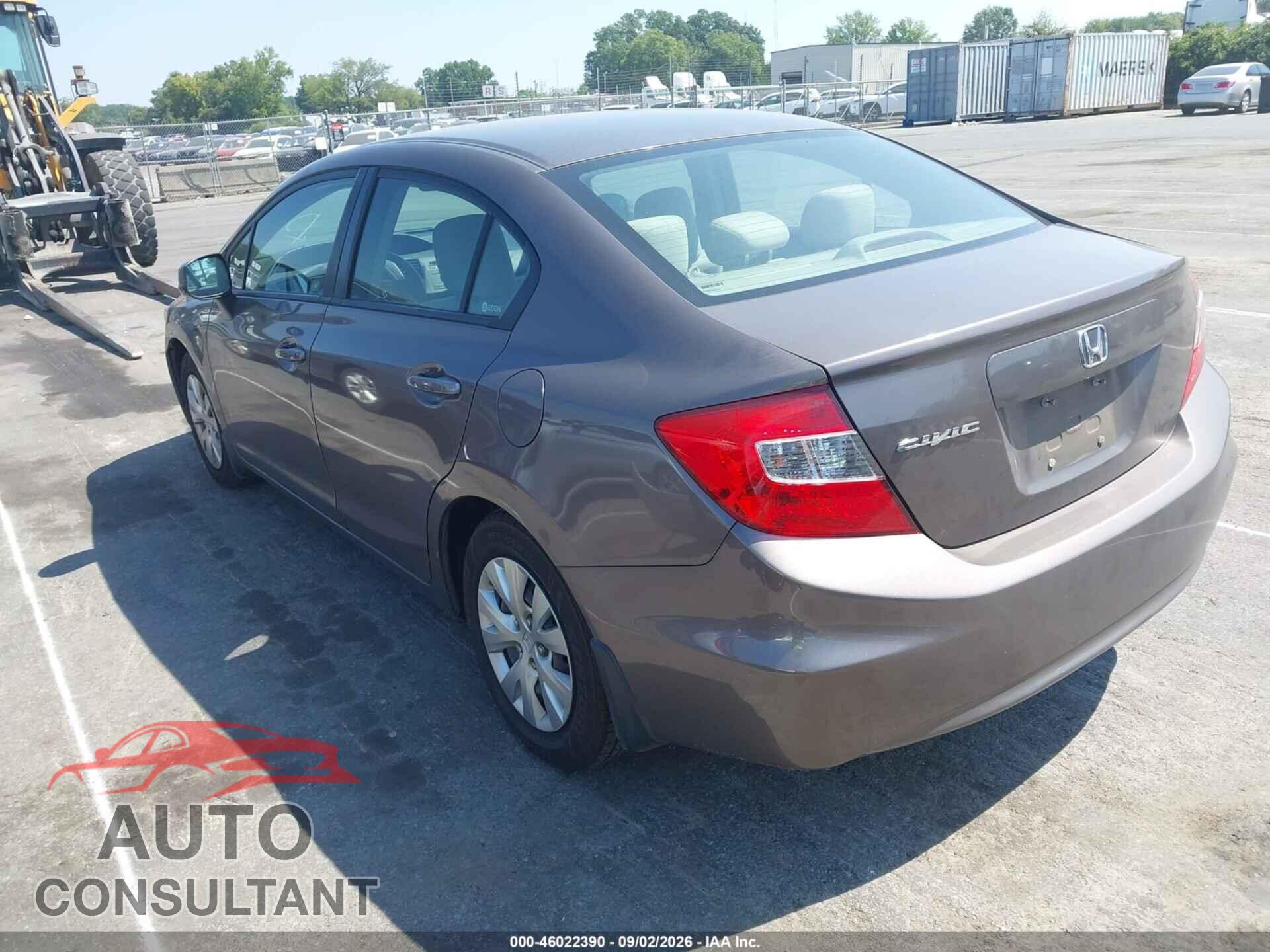 HONDA CIVIC 2012 - 2HGFB2F58CH524548