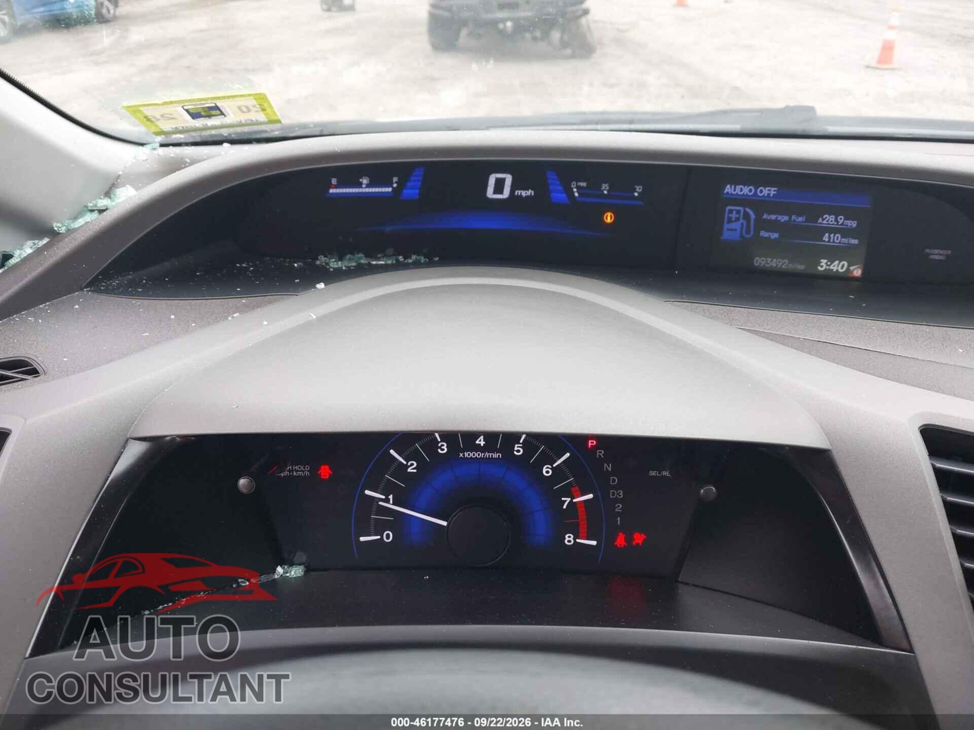 HONDA CIVIC 2012 - 2HGFB2F55CH610903