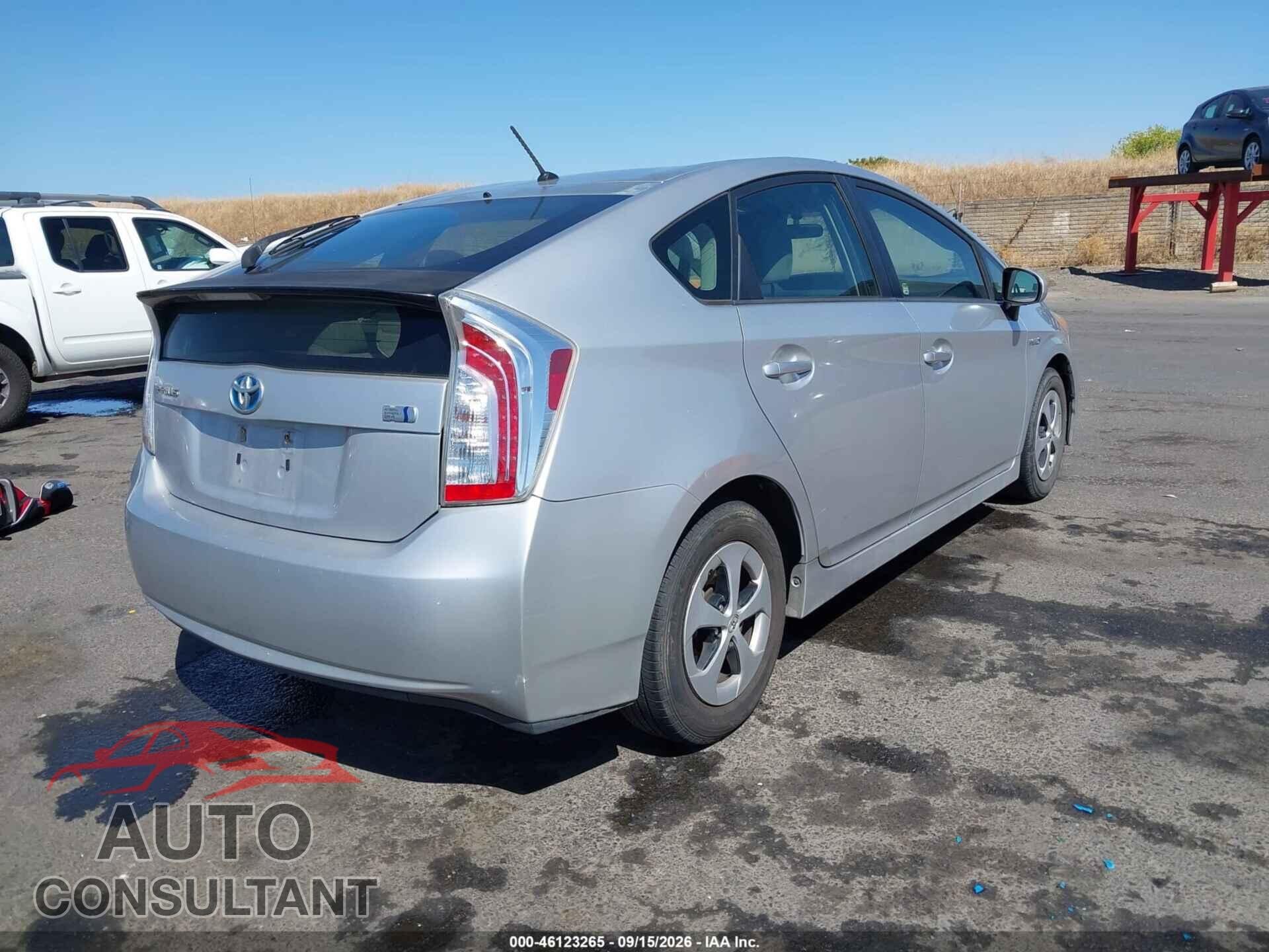 TOYOTA PRIUS 2013 - JTDKN3DU0D5598673