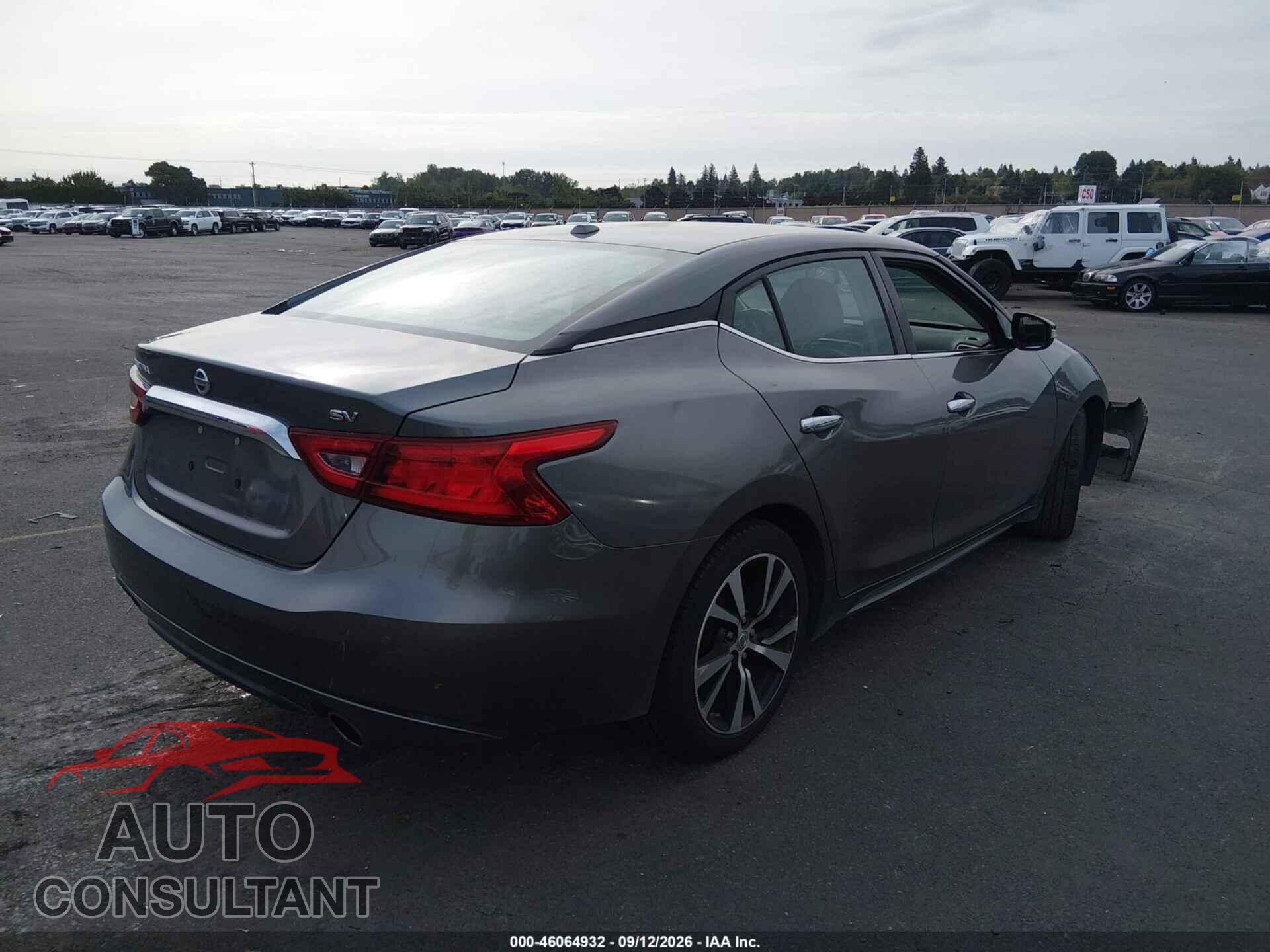 NISSAN MAXIMA 2017 - 1N4AA6AP2HC444397