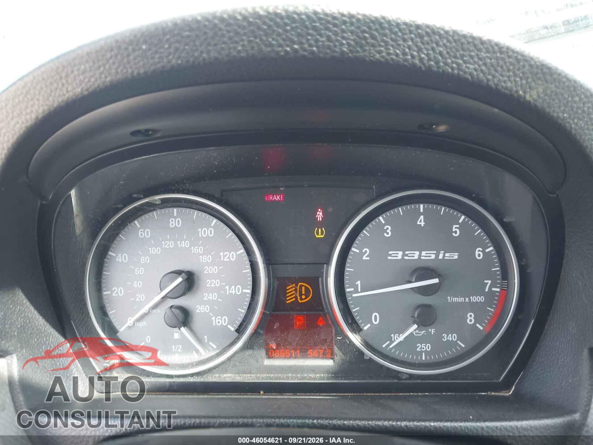 BMW 335IS 2011 - WBADX1C50BE569332