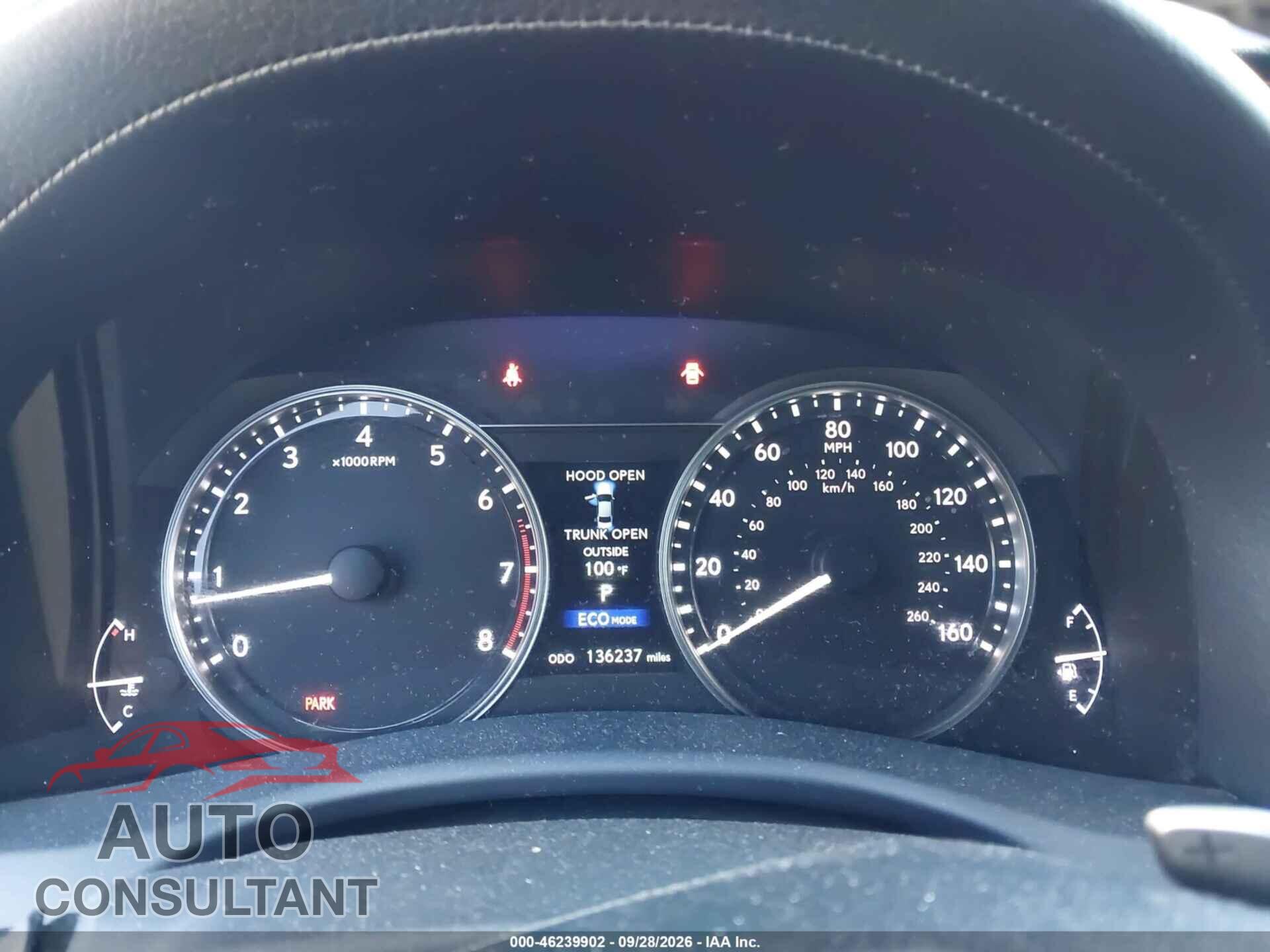 LEXUS GS 350 2014 - JTHBE1BL0E5041793