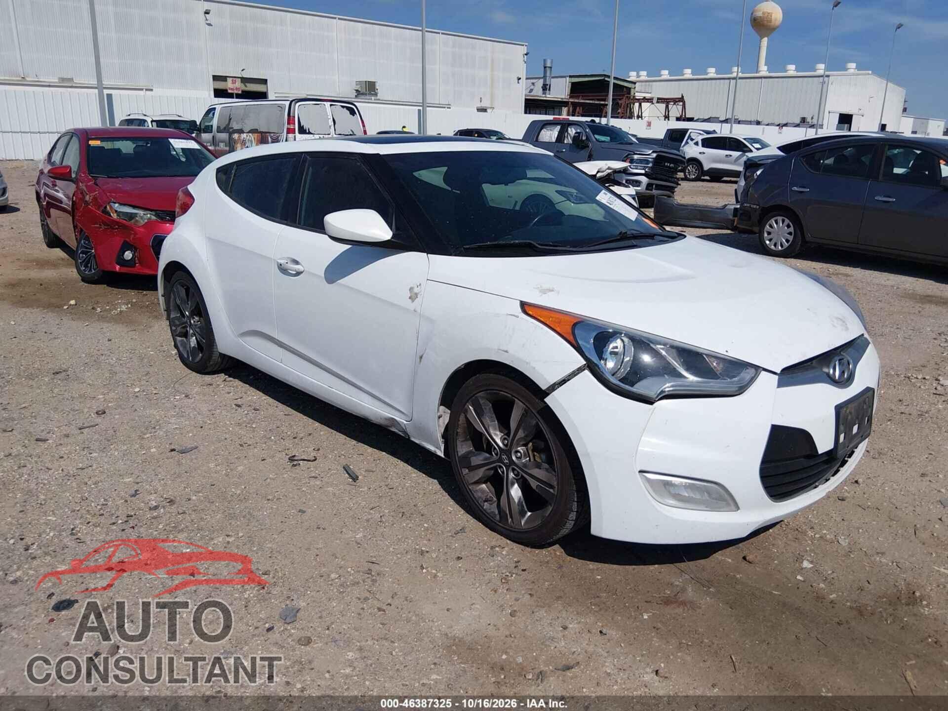 HYUNDAI VELOSTER 2017 - KMHTC6AD3HU318056