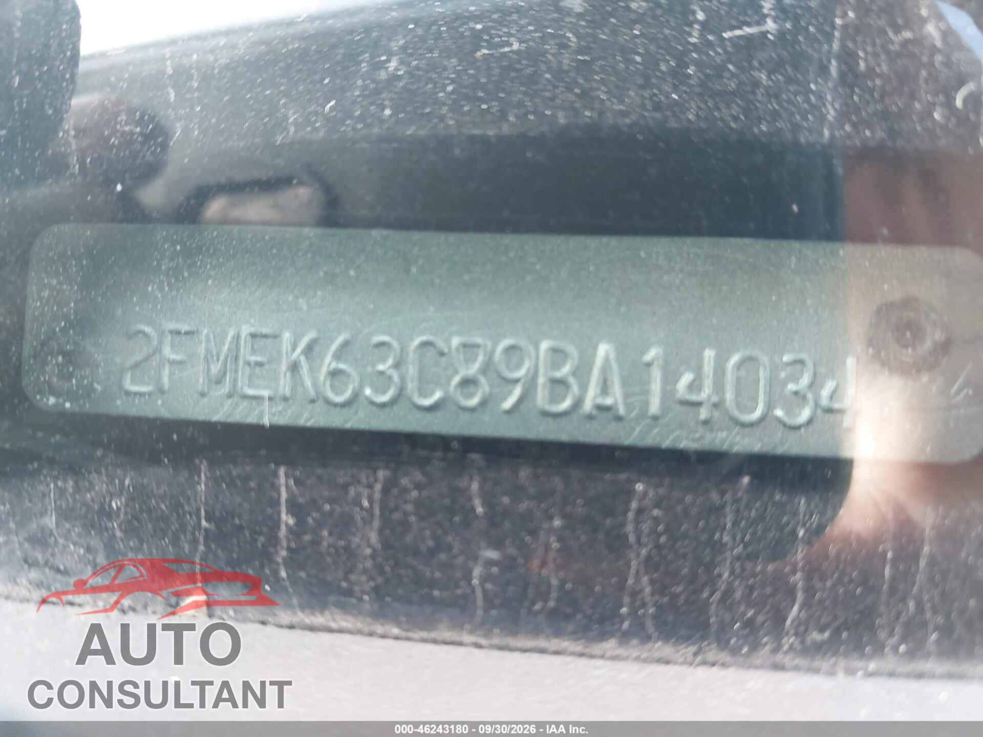 FORD FLEX 2009 - 2FMEK63C89BA14034