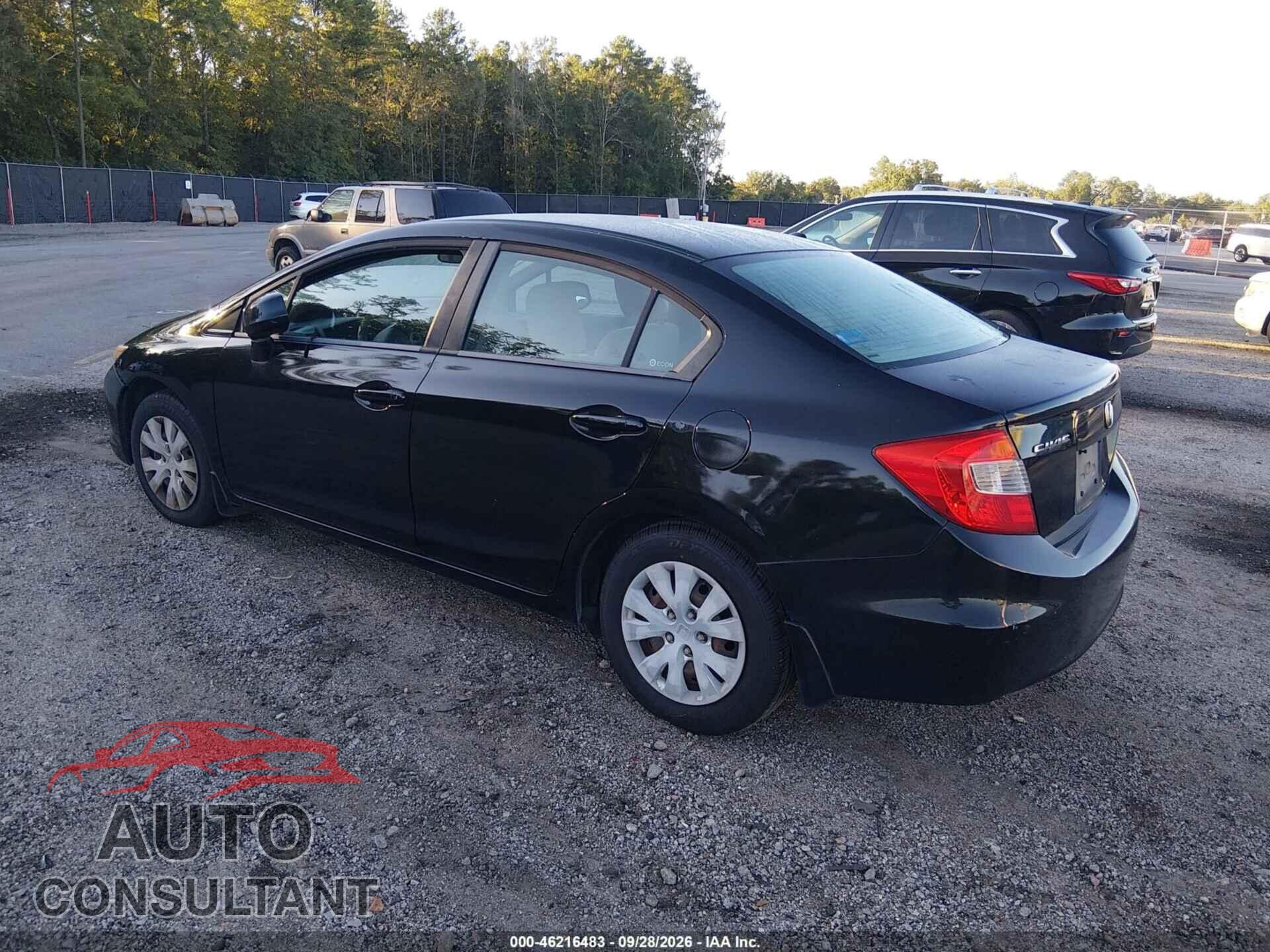 HONDA CIVIC 2012 - 2HGFB2F52CH525744