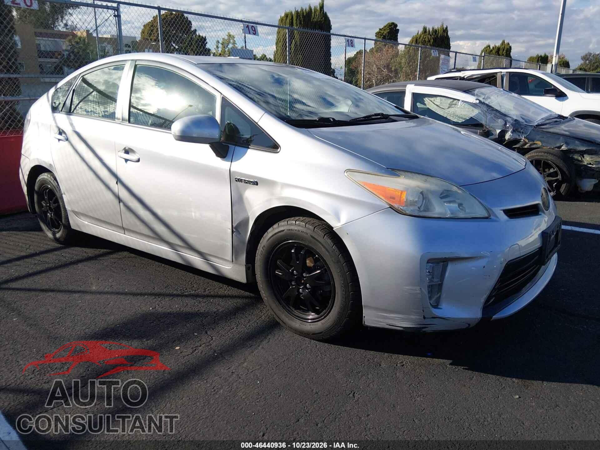 TOYOTA PRIUS 2013 - JTDKN3DU4D5672869