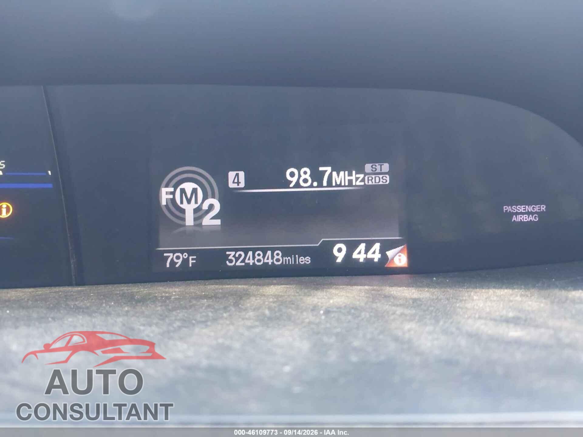 HONDA CIVIC 2012 - 19XFB2F84CE330359