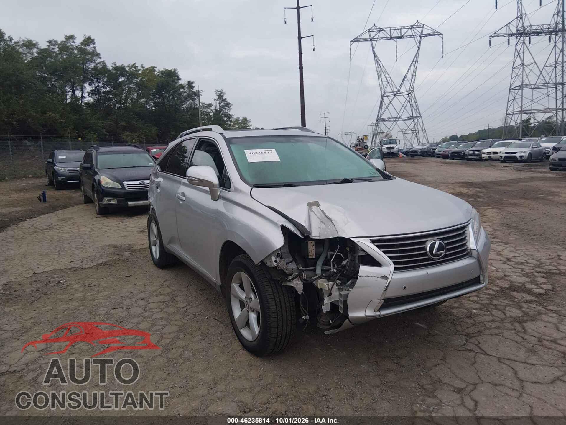LEXUS RX 350 2015 - 2T2BK1BA2FC310014