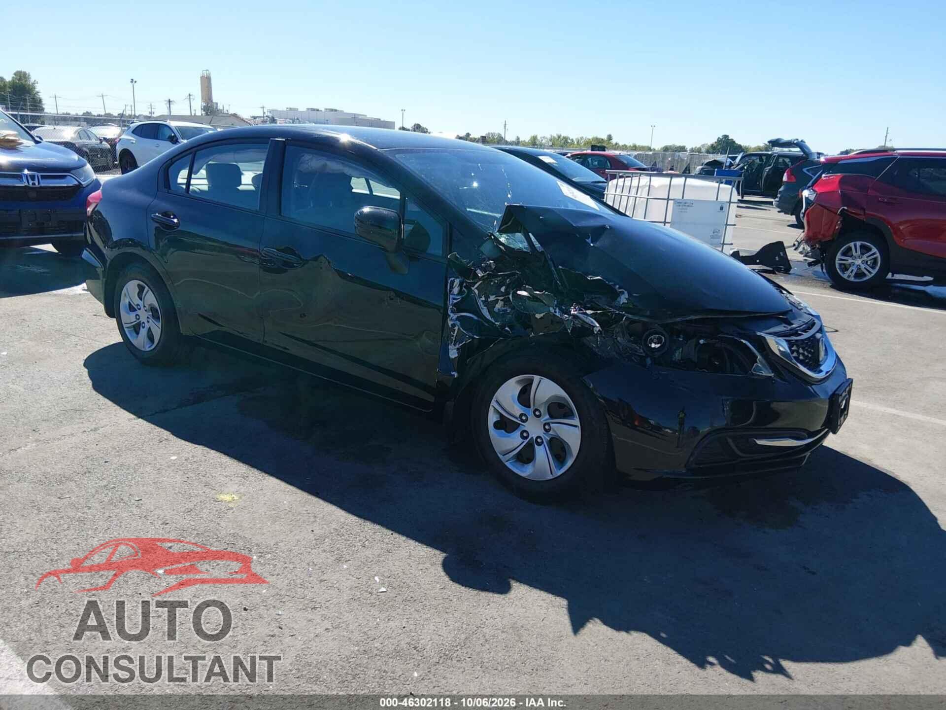 HONDA CIVIC 2014 - 19XFB2F54EE044570