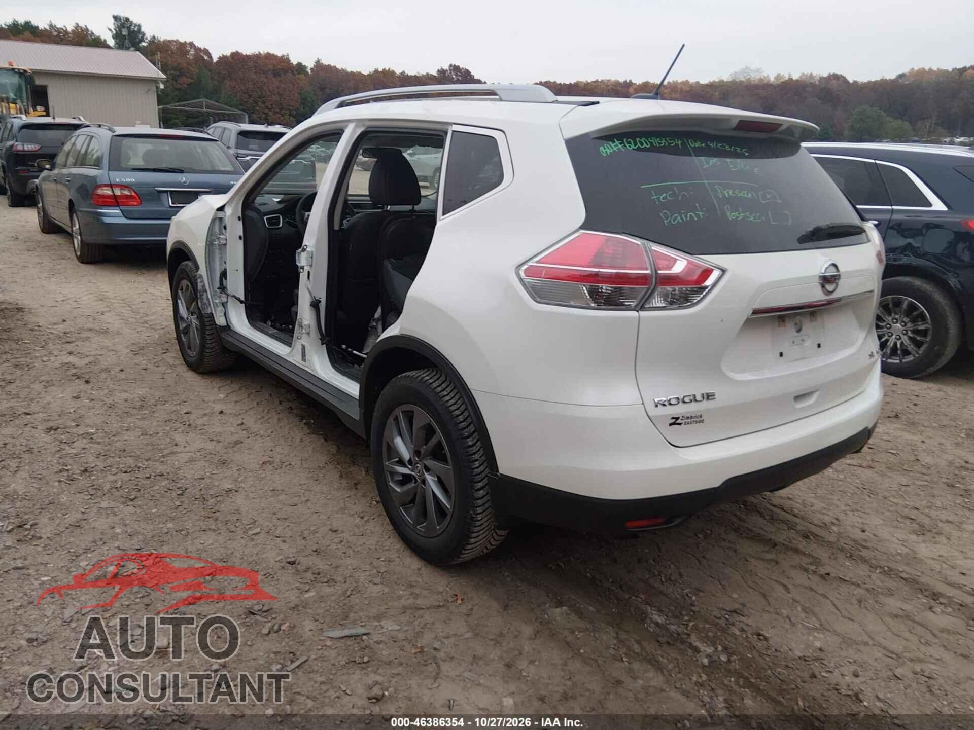 NISSAN ROGUE 2016 - 5N1AT2MVXGC752595