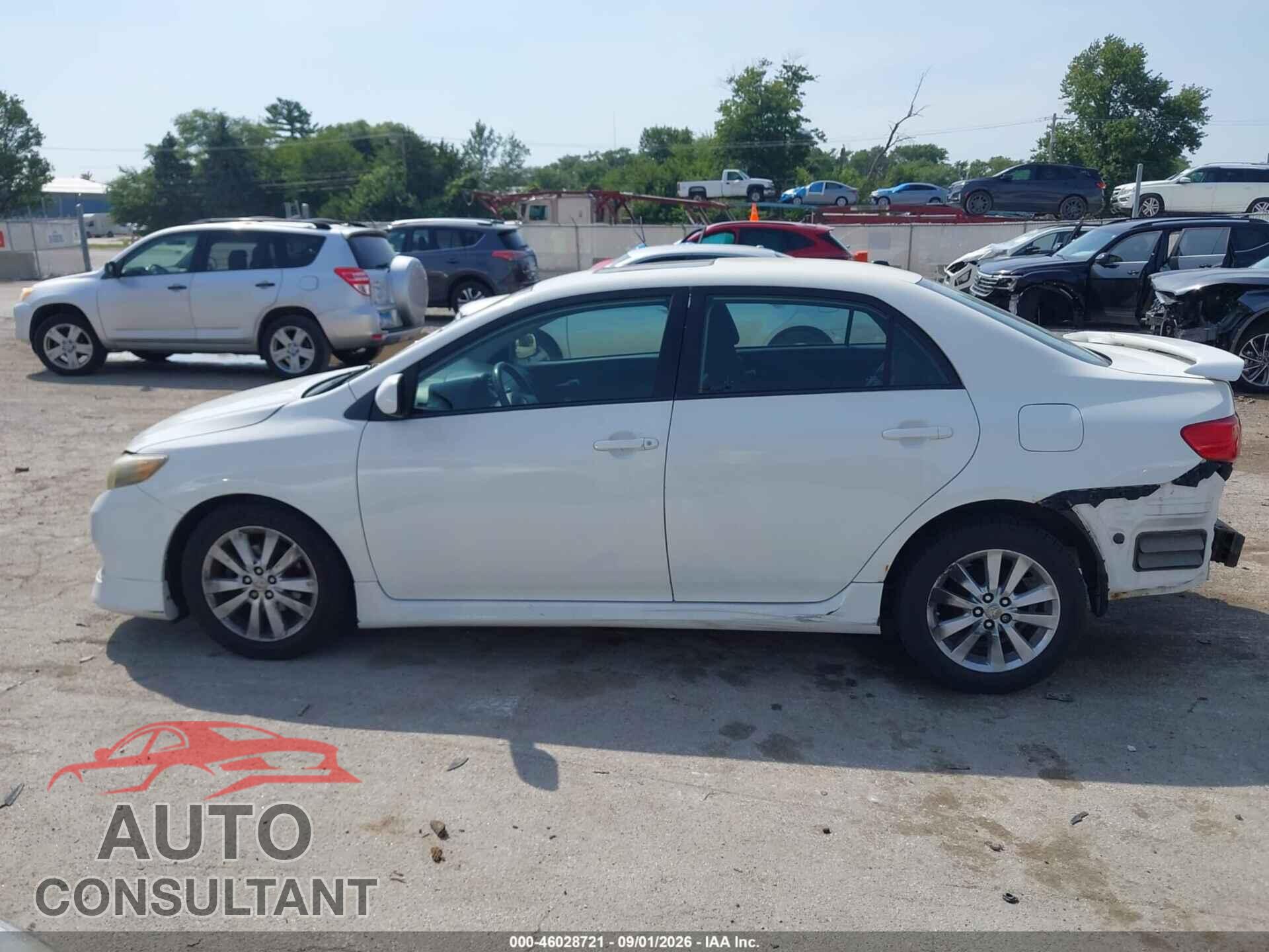 TOYOTA COROLLA 2010 - 1NXBU4EE9AZ356719