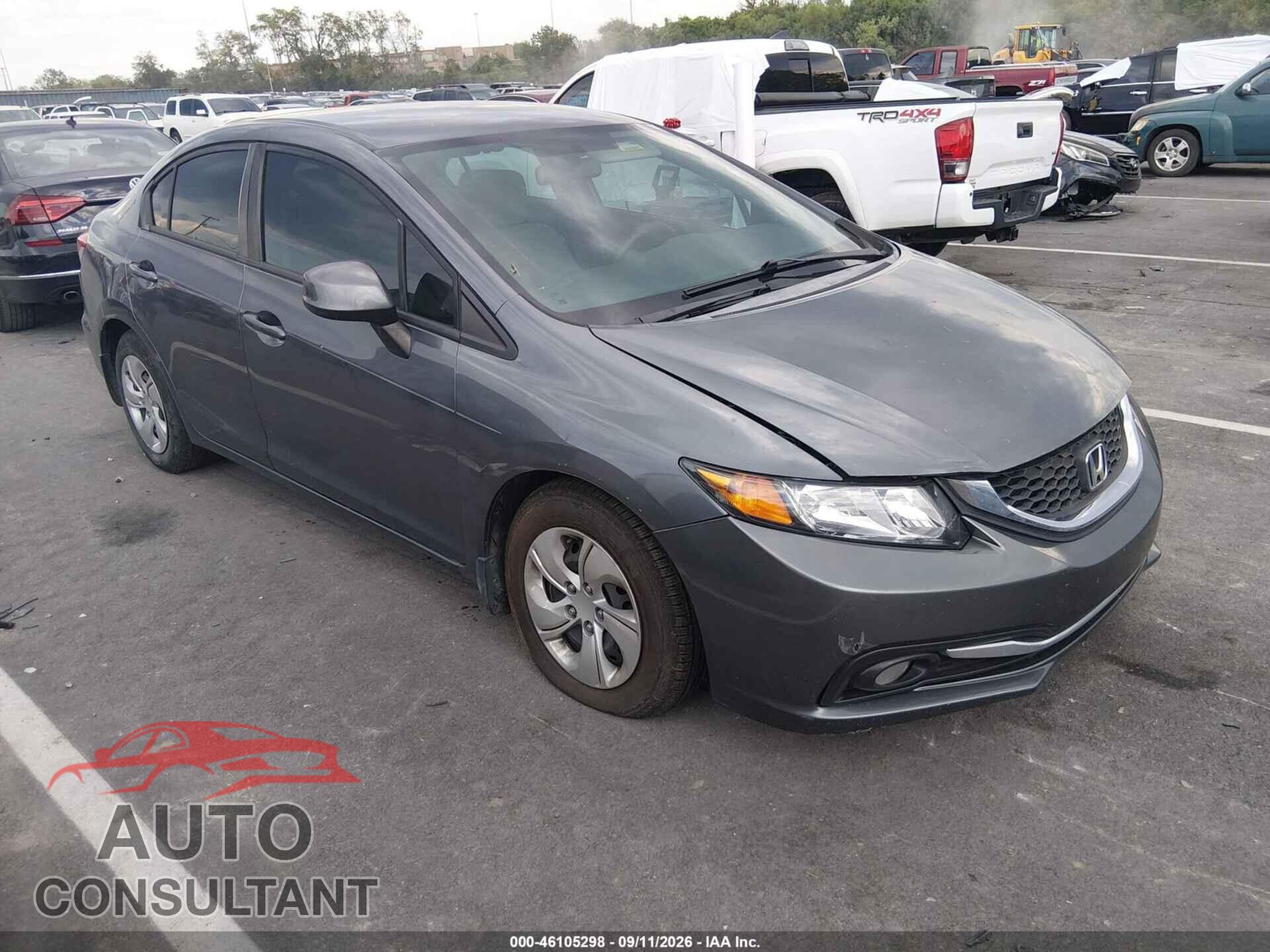 HONDA CIVIC 2013 - 19XFB2F57DE031312