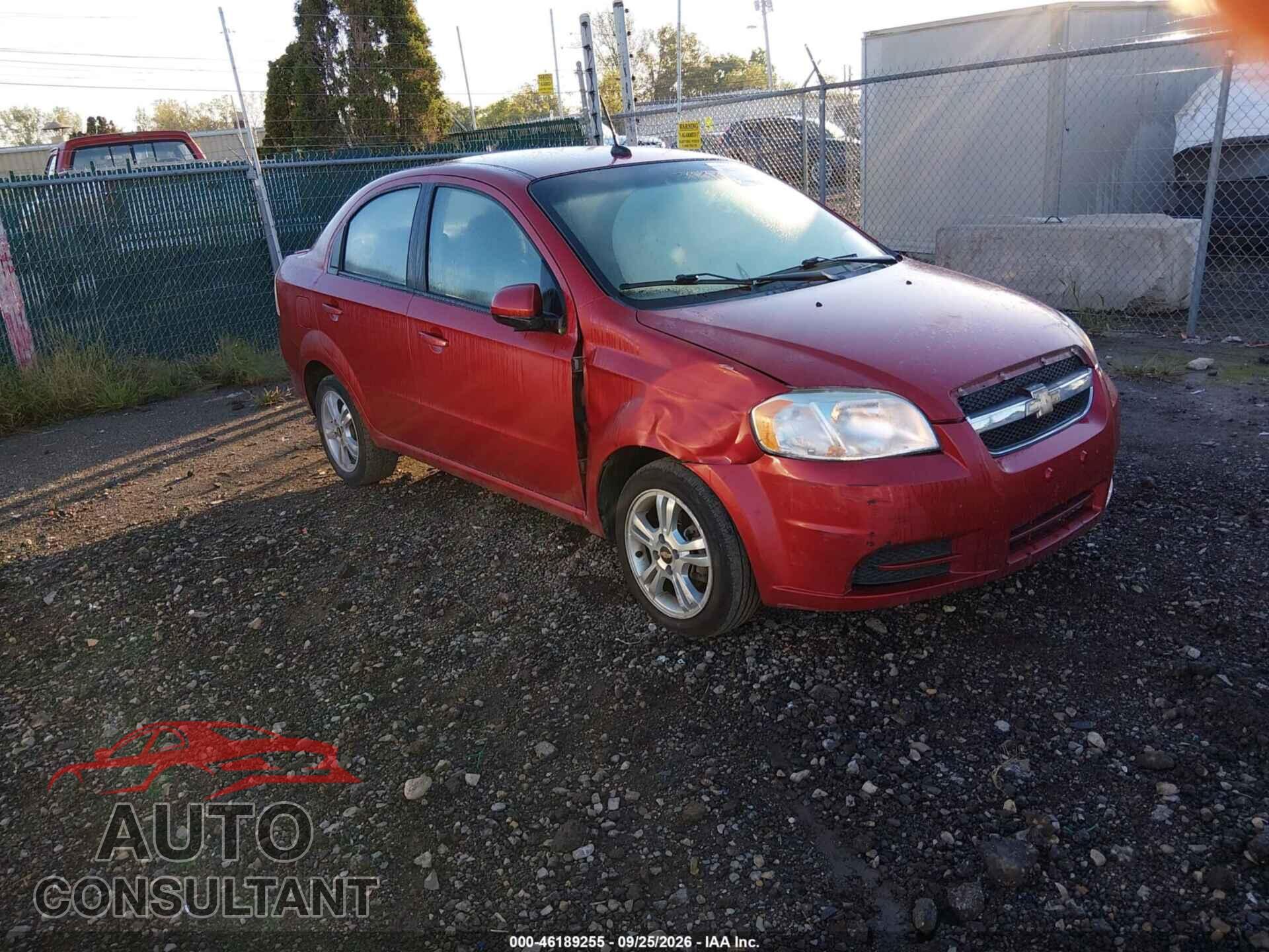 CHEVROLET AVEO 2011 - KL1TD5DE4BB186788