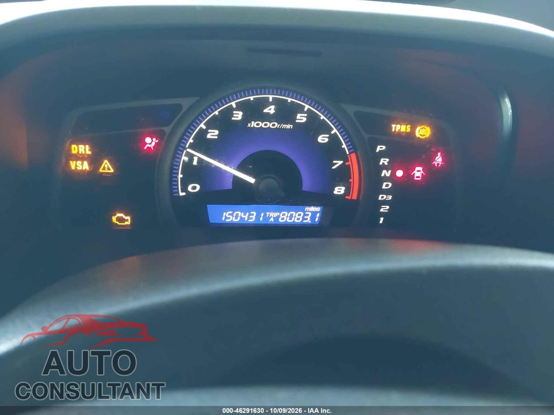 HONDA CIVIC 2009 - 2HGFA16939H527155