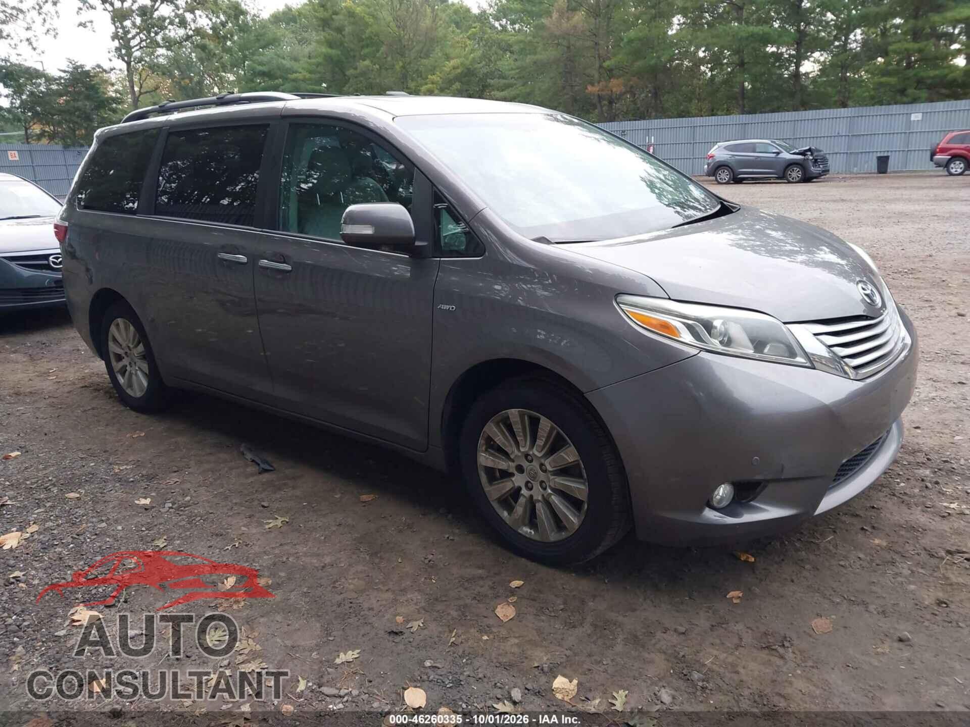 TOYOTA SIENNA 2017 - 5TDDZ3DC4HS180640