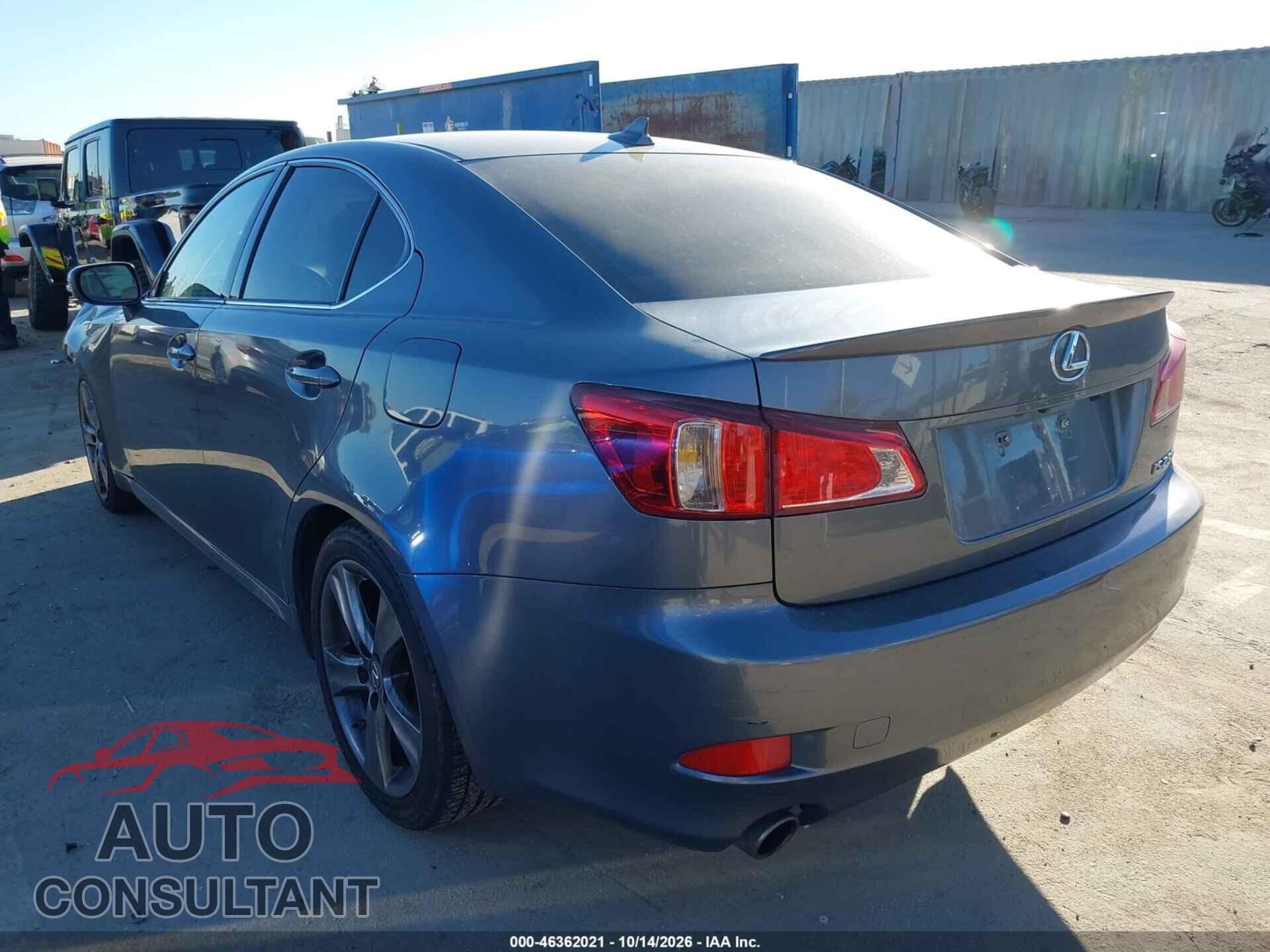 LEXUS IS 250 2012 - JTHBF5C27C5184893