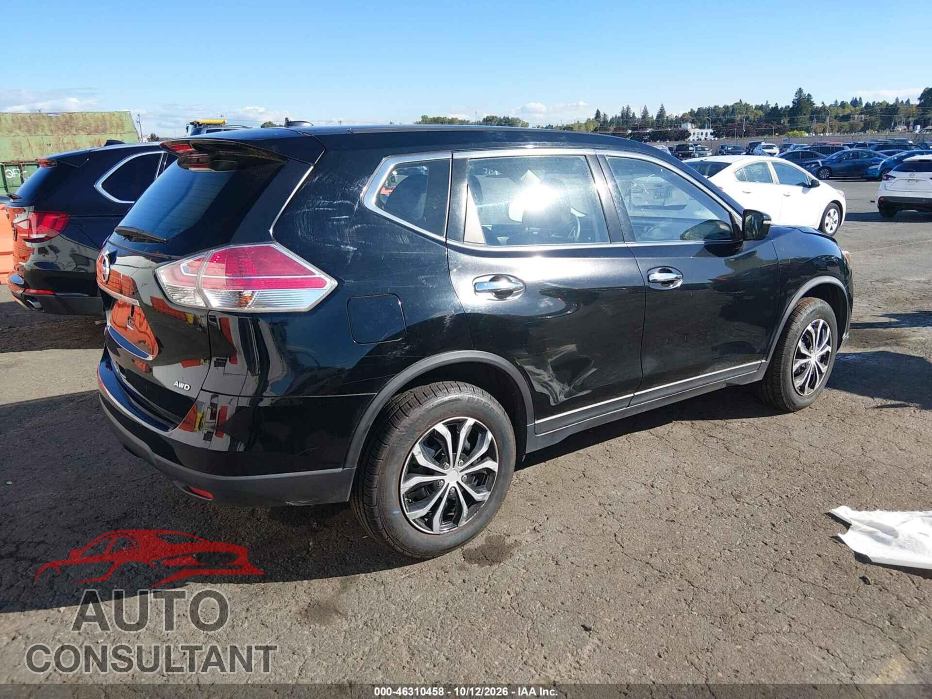 NISSAN ROGUE 2015 - KNMAT2MV6FP552275