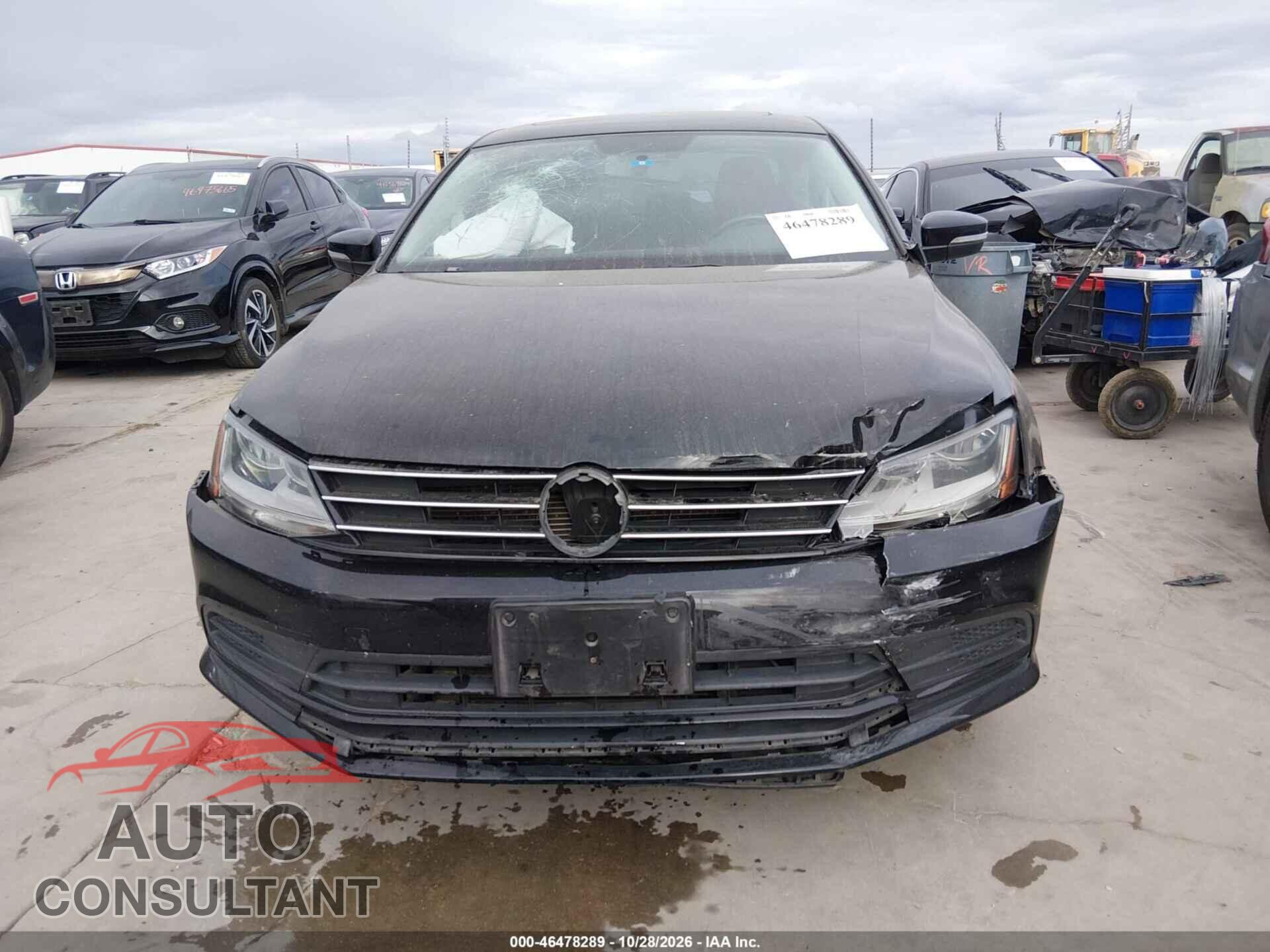 VOLKSWAGEN JETTA 2017 - 3VWDB7AJ9HM367108