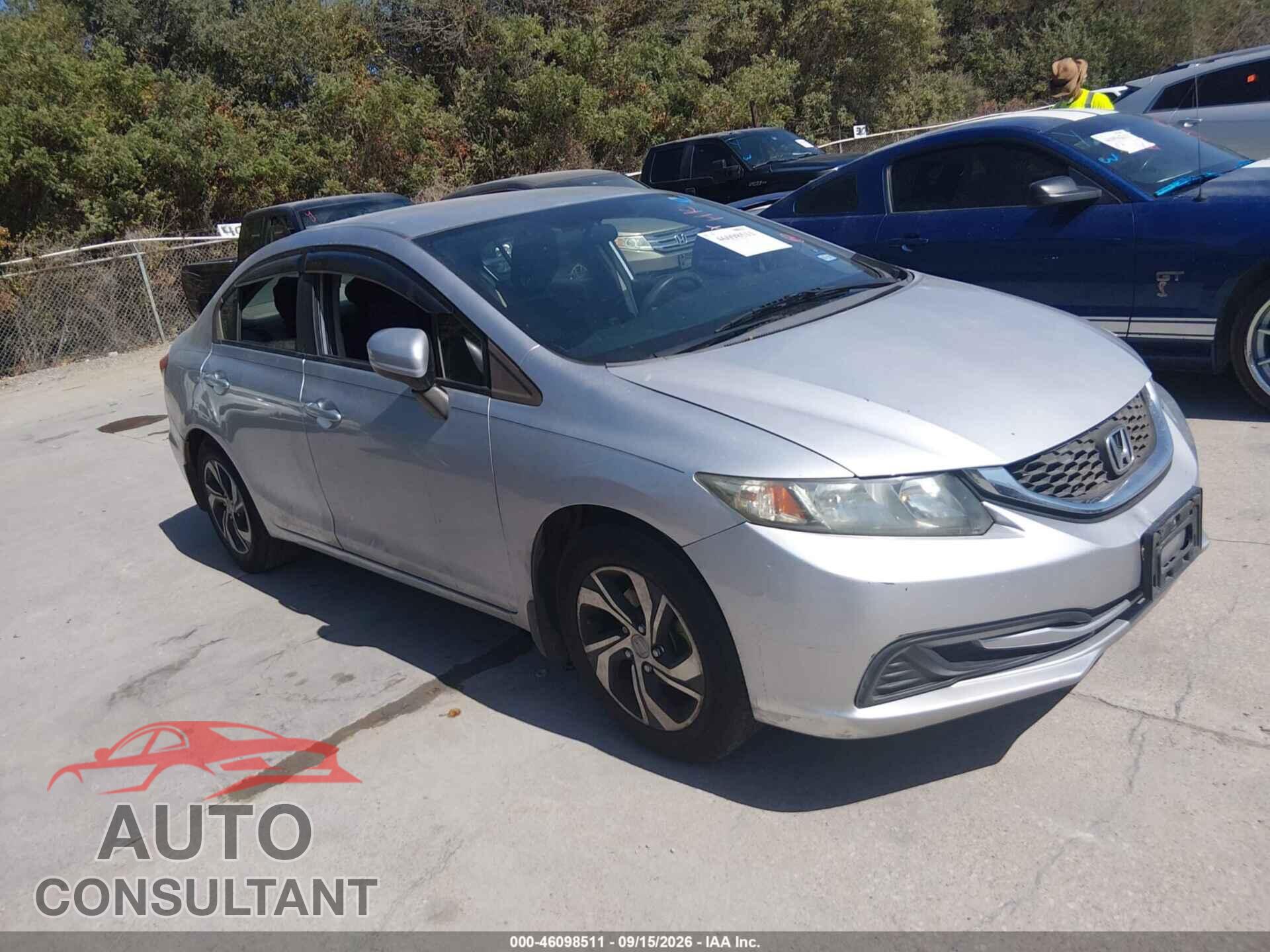 HONDA CIVIC 2015 - 19XFB2F53FE083877