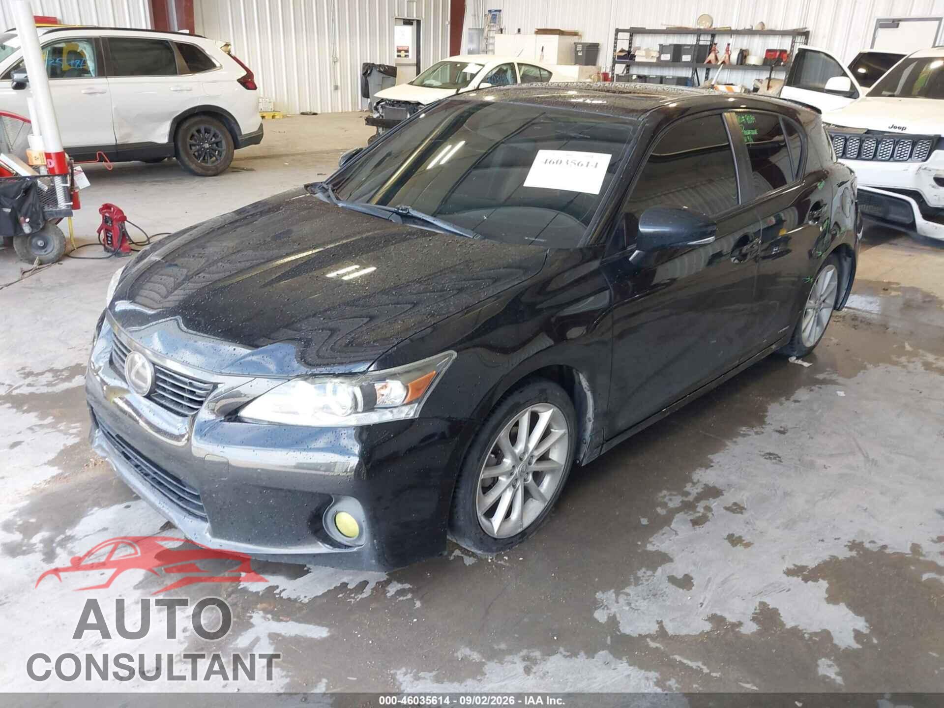 LEXUS CT 200H 2013 - JTHKD5BH2D2170558