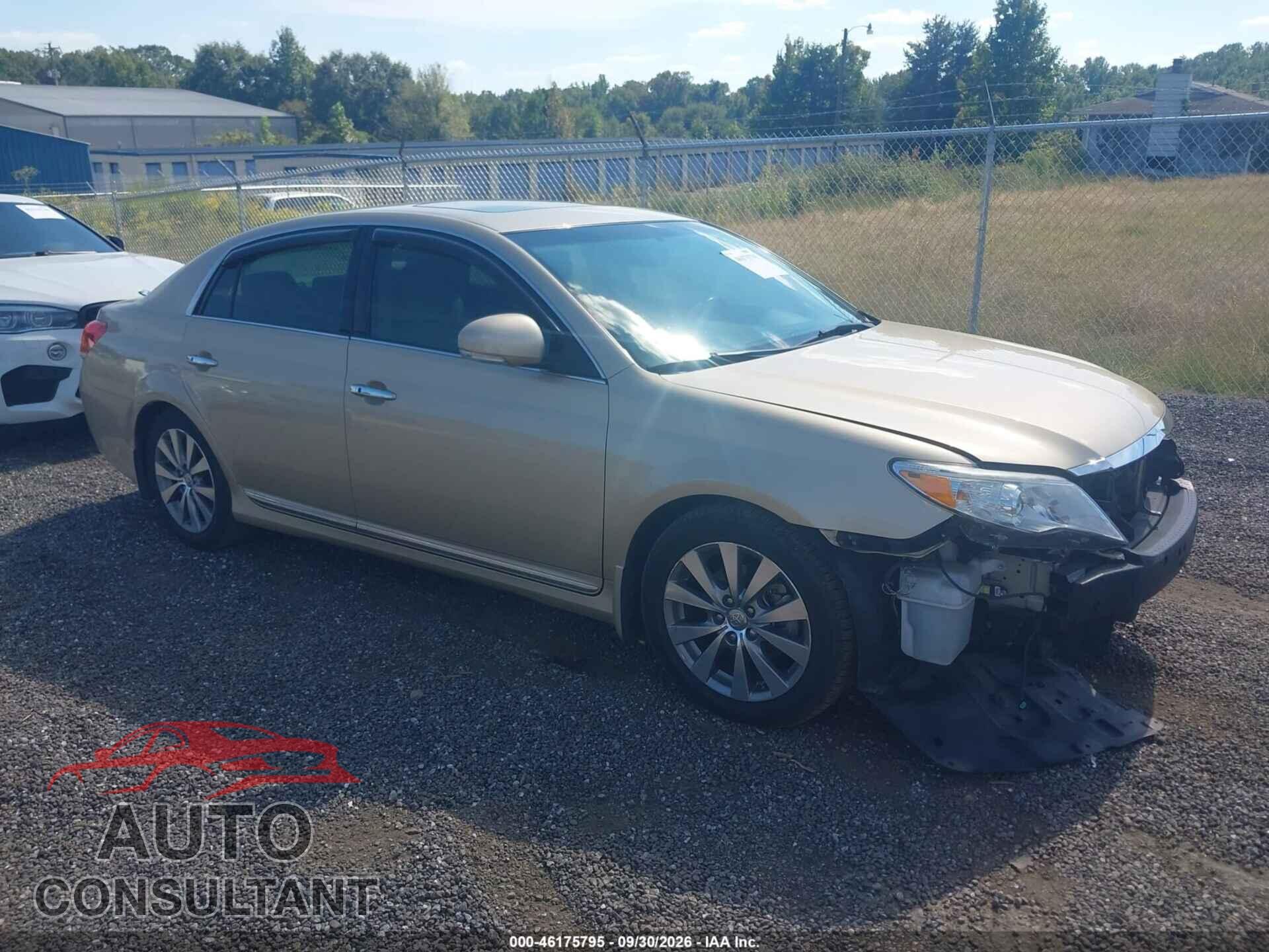 TOYOTA AVALON 2011 - 4T1BK3DB2BU420401