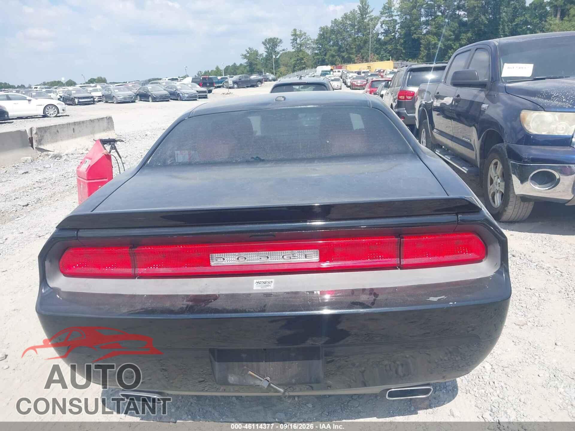 DODGE CHALLENGER 2012 - 2C3CDYAG6CH291409