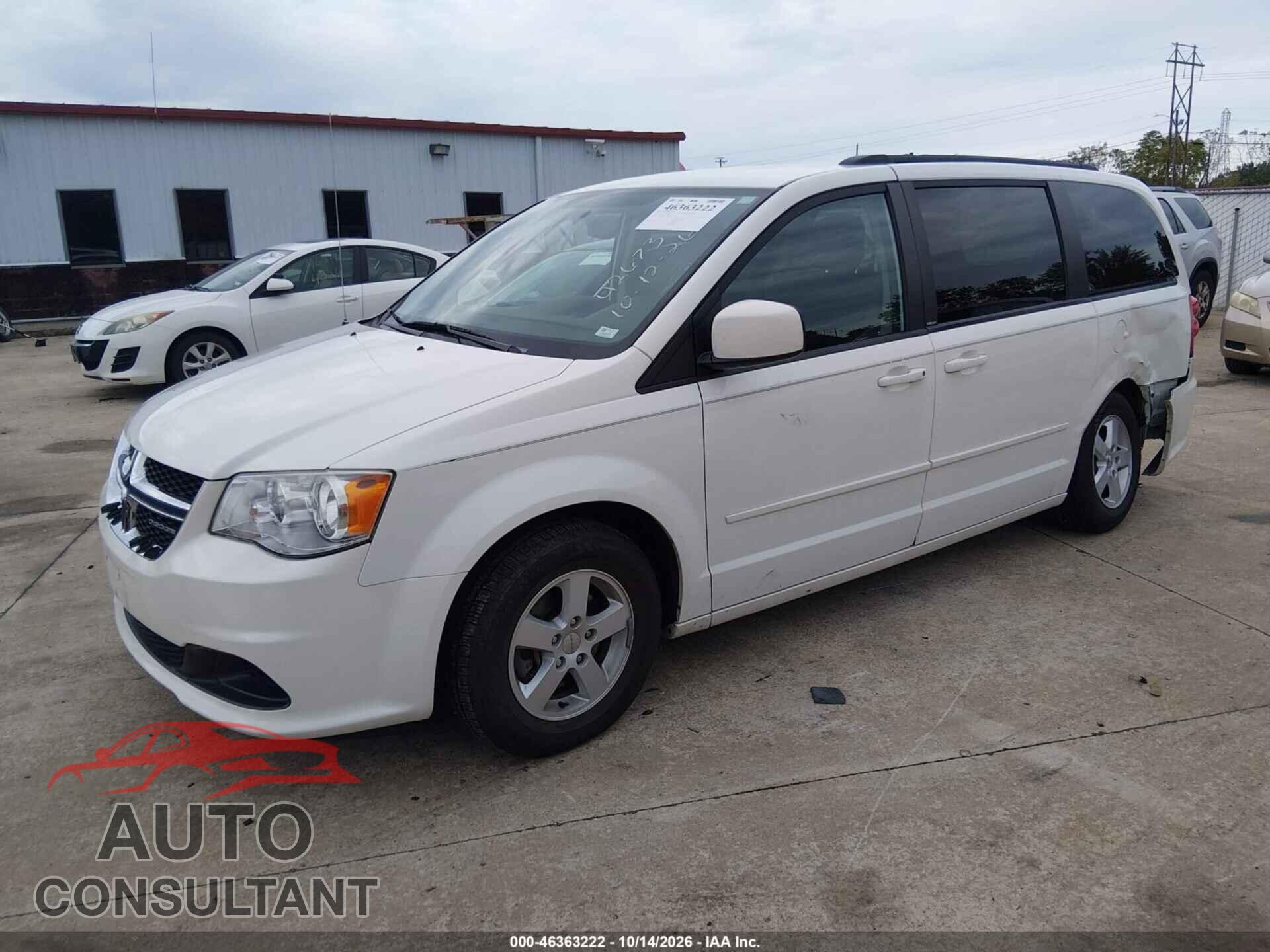 DODGE GRAND CARAVAN 2012 - 2C4RDGCG8CR236869