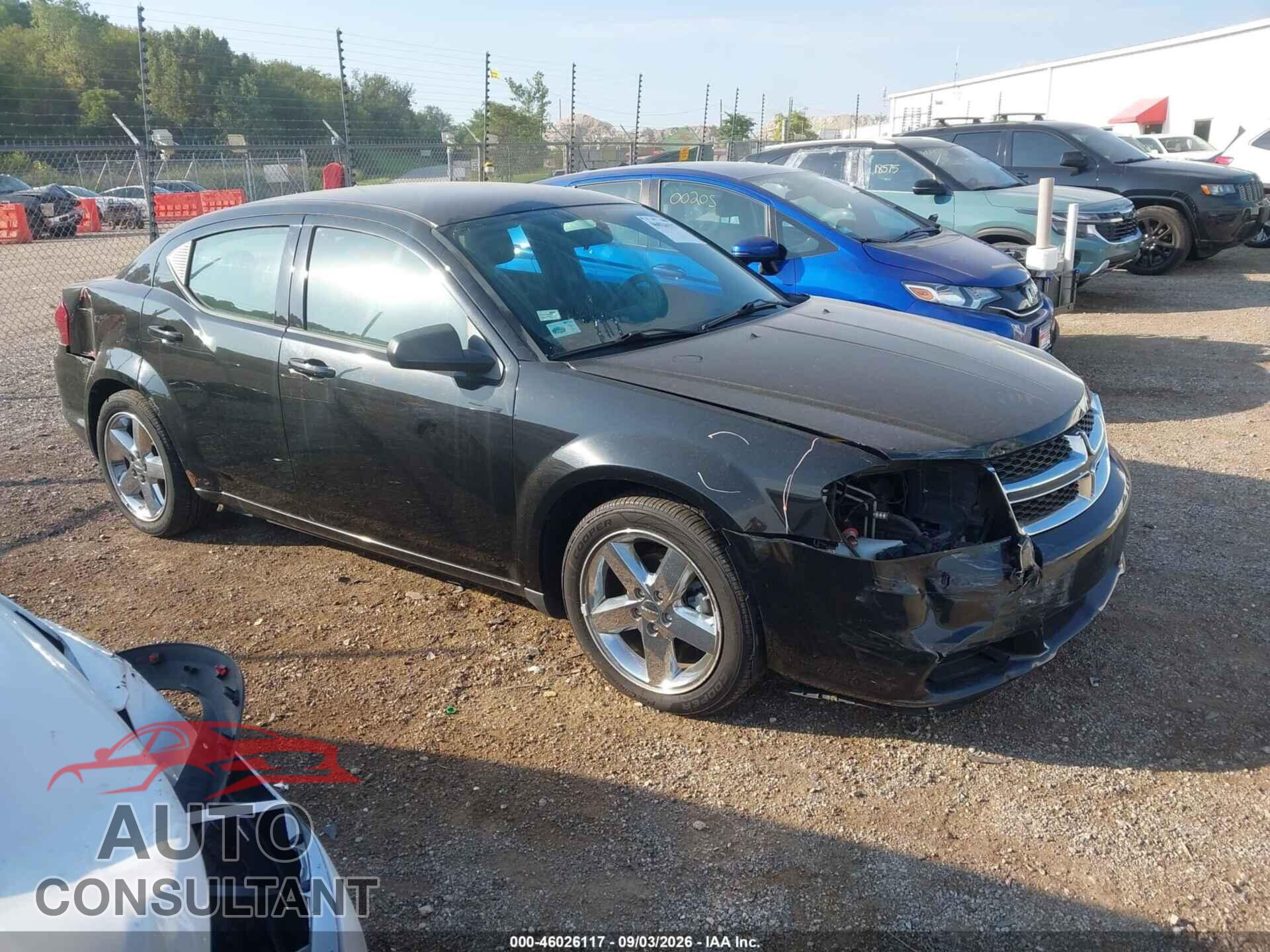 DODGE AVENGER 2013 - 1C3CDZAB3DN563790