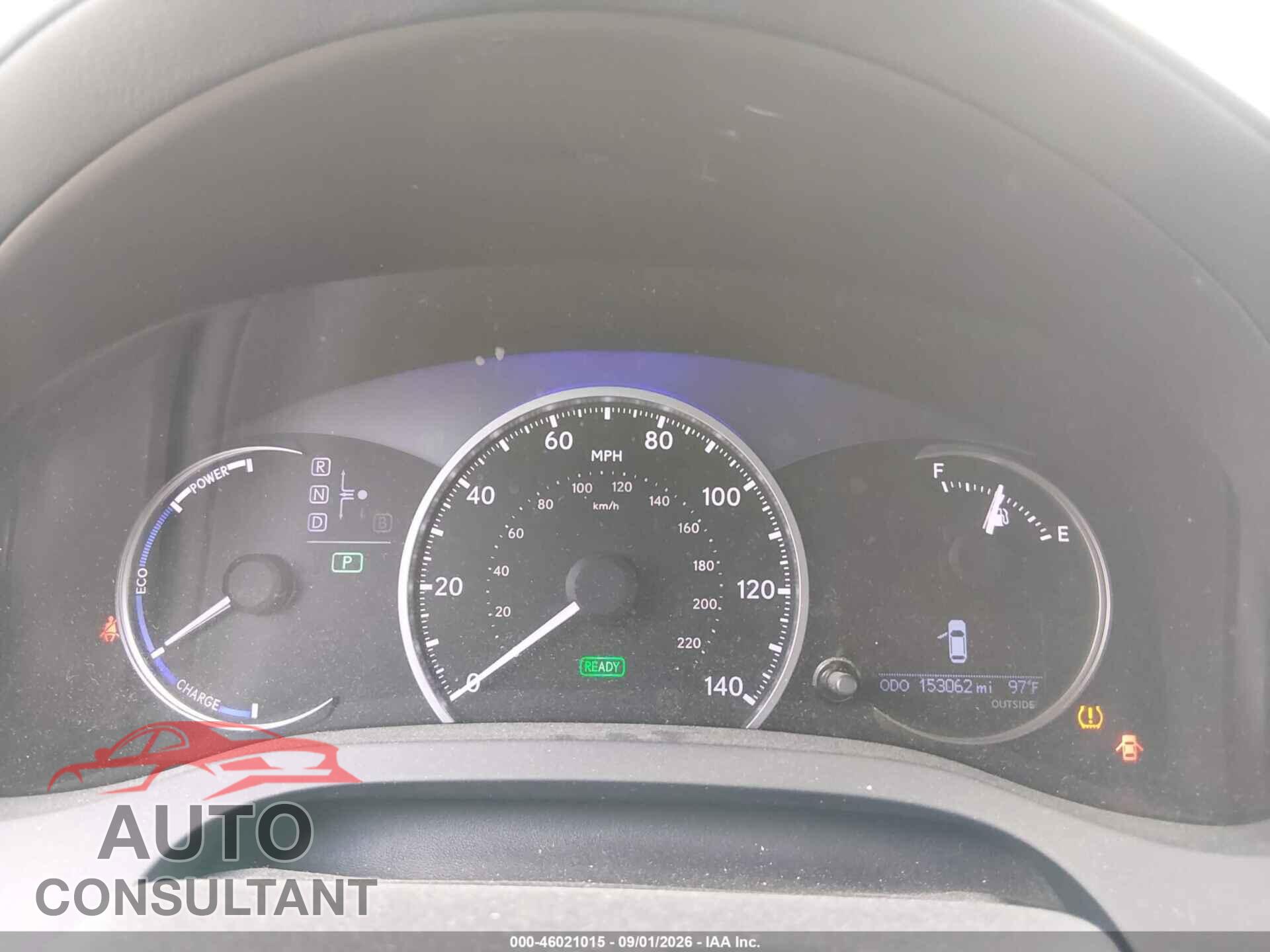 LEXUS CT 200H 2012 - JTHKD5BH8C2121928