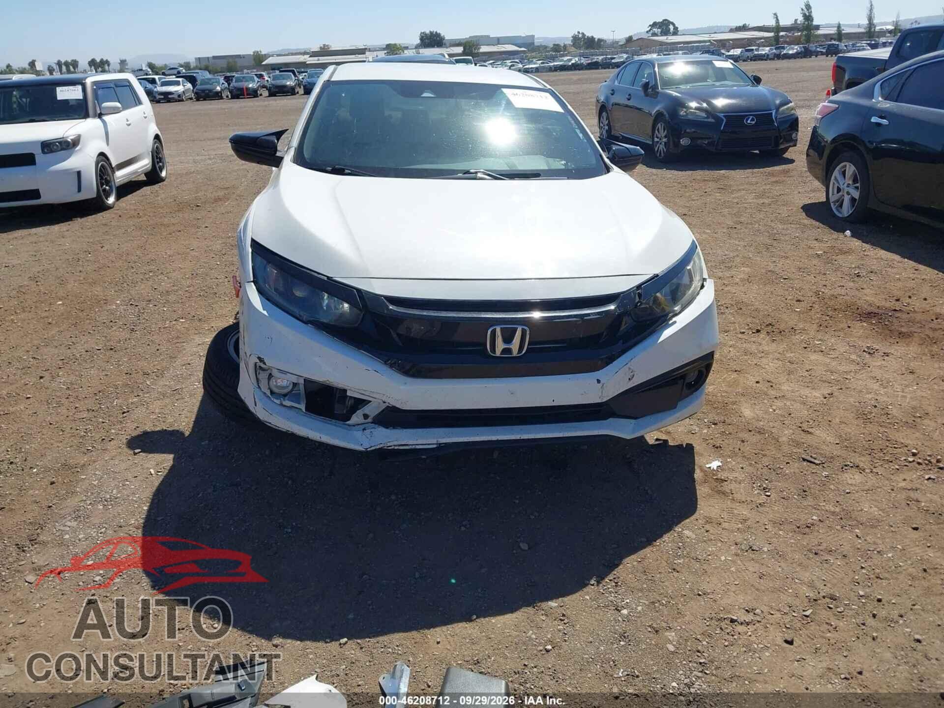 HONDA CIVIC 2020 - 19XFC2F81LE212086