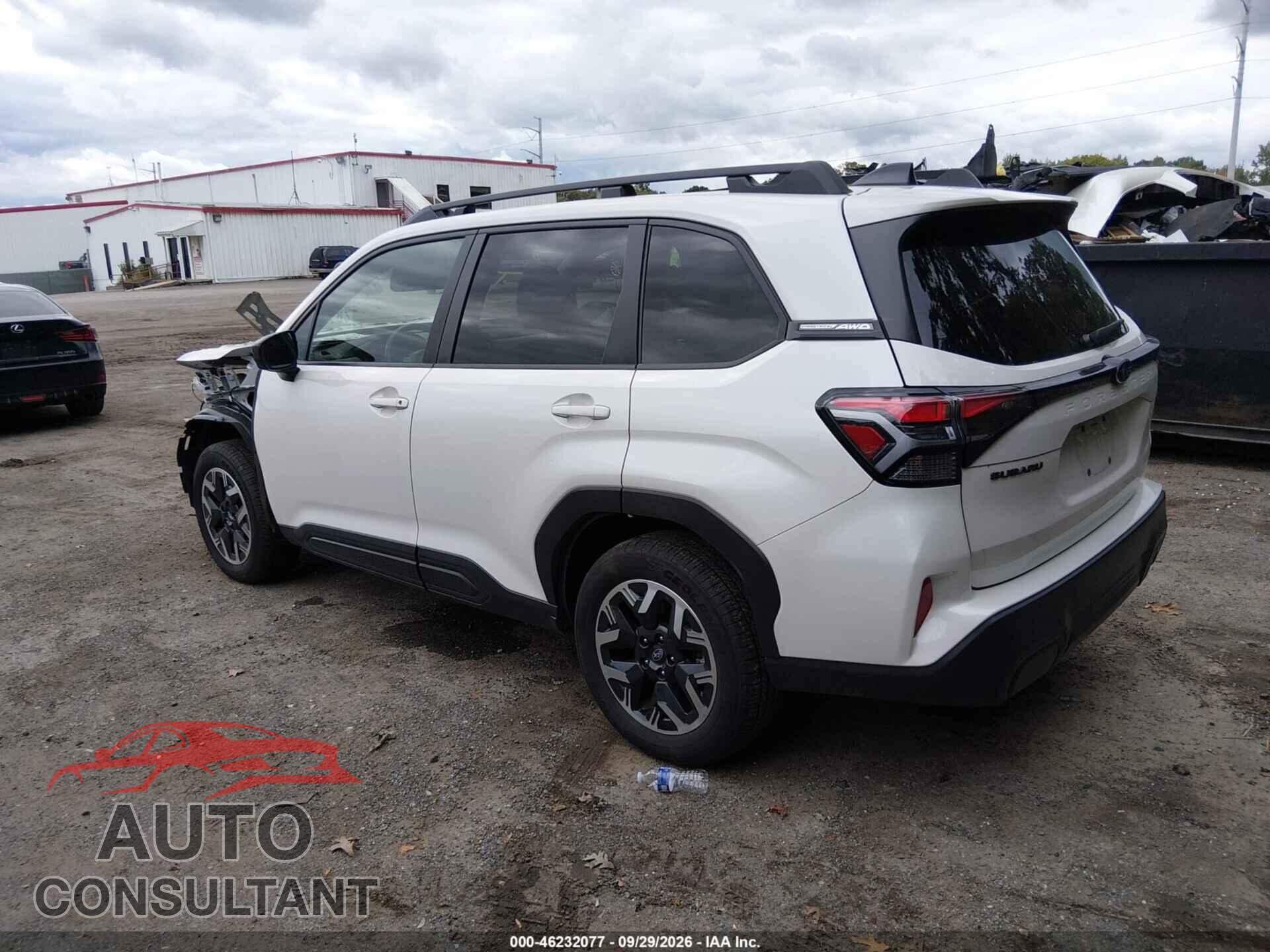 SUBARU FORESTER 2025 - JF2SLDDC9SH590748